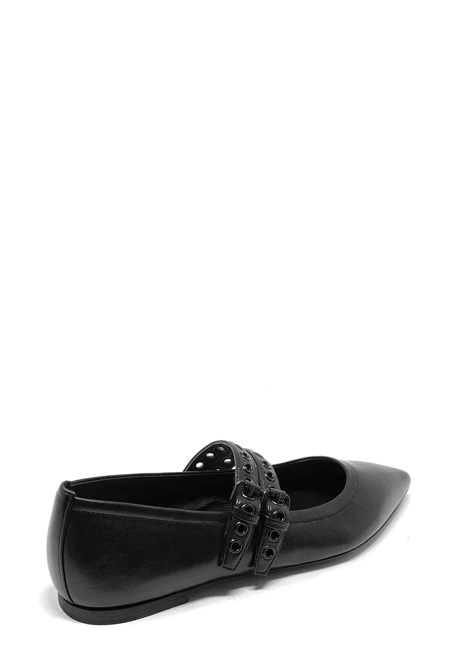 Greta Ballerina | Black Nappa