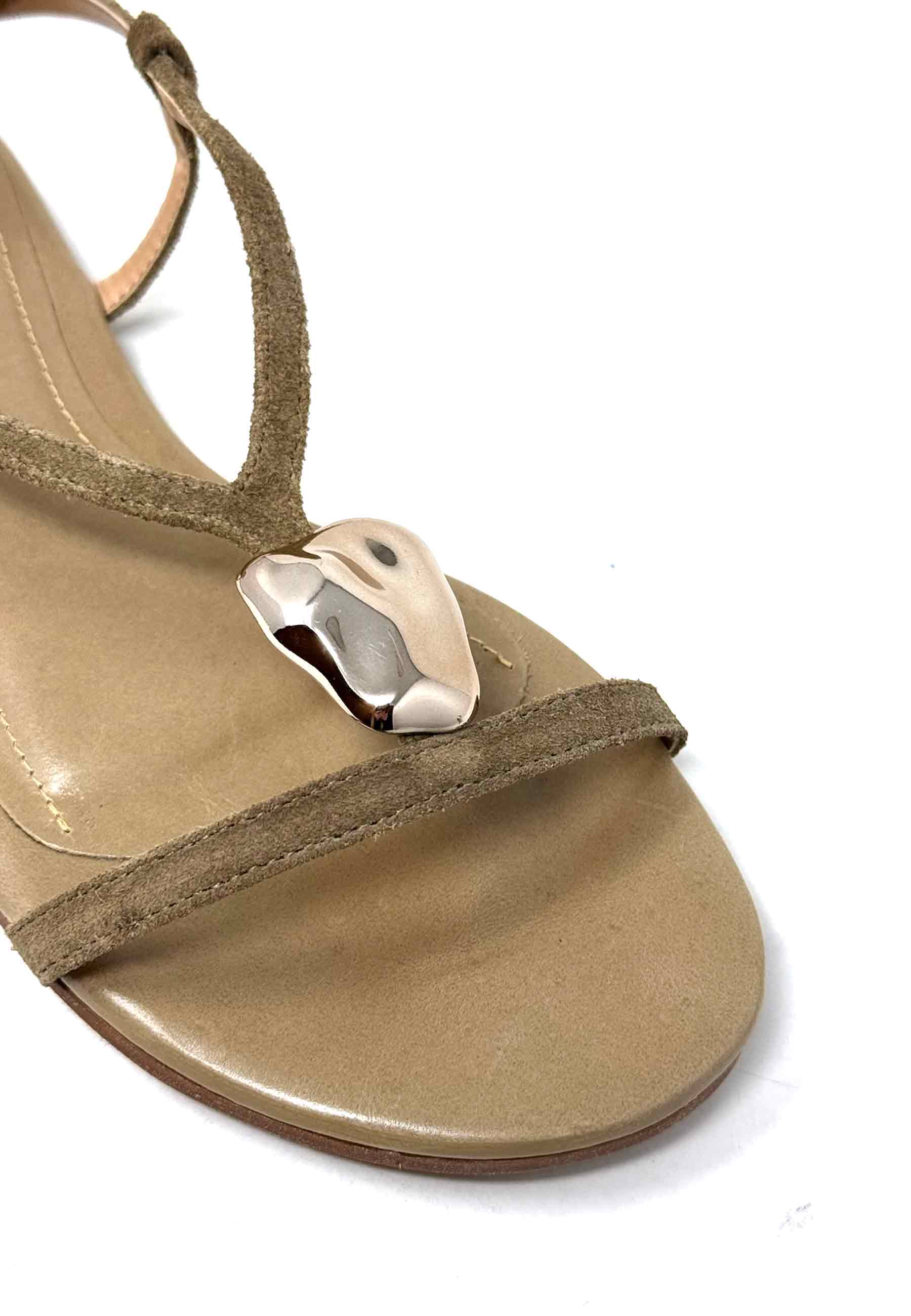 Maria Sandale | Taupe