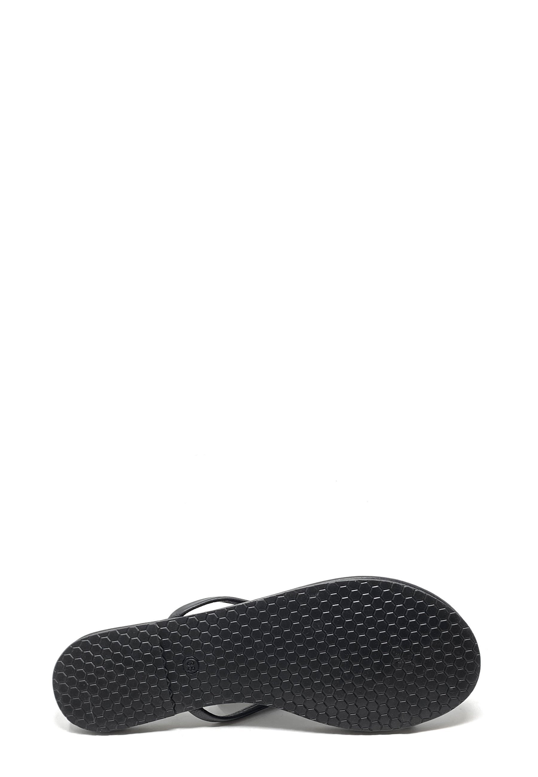 String toe separator mules | Black