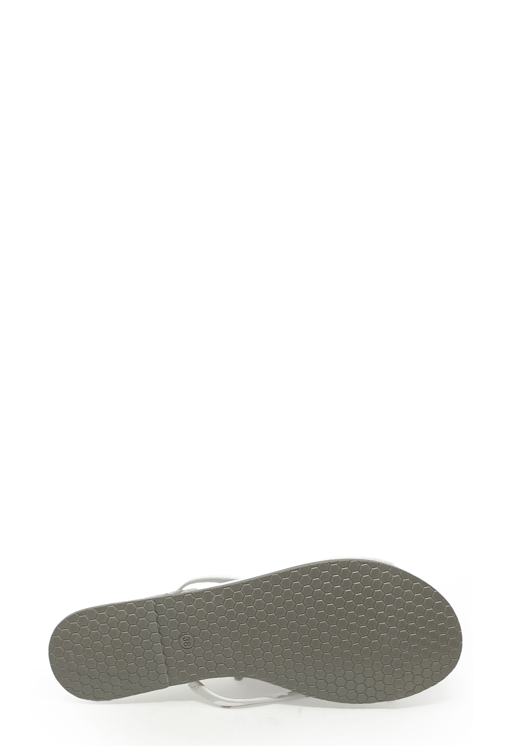 String toe separator mules | White