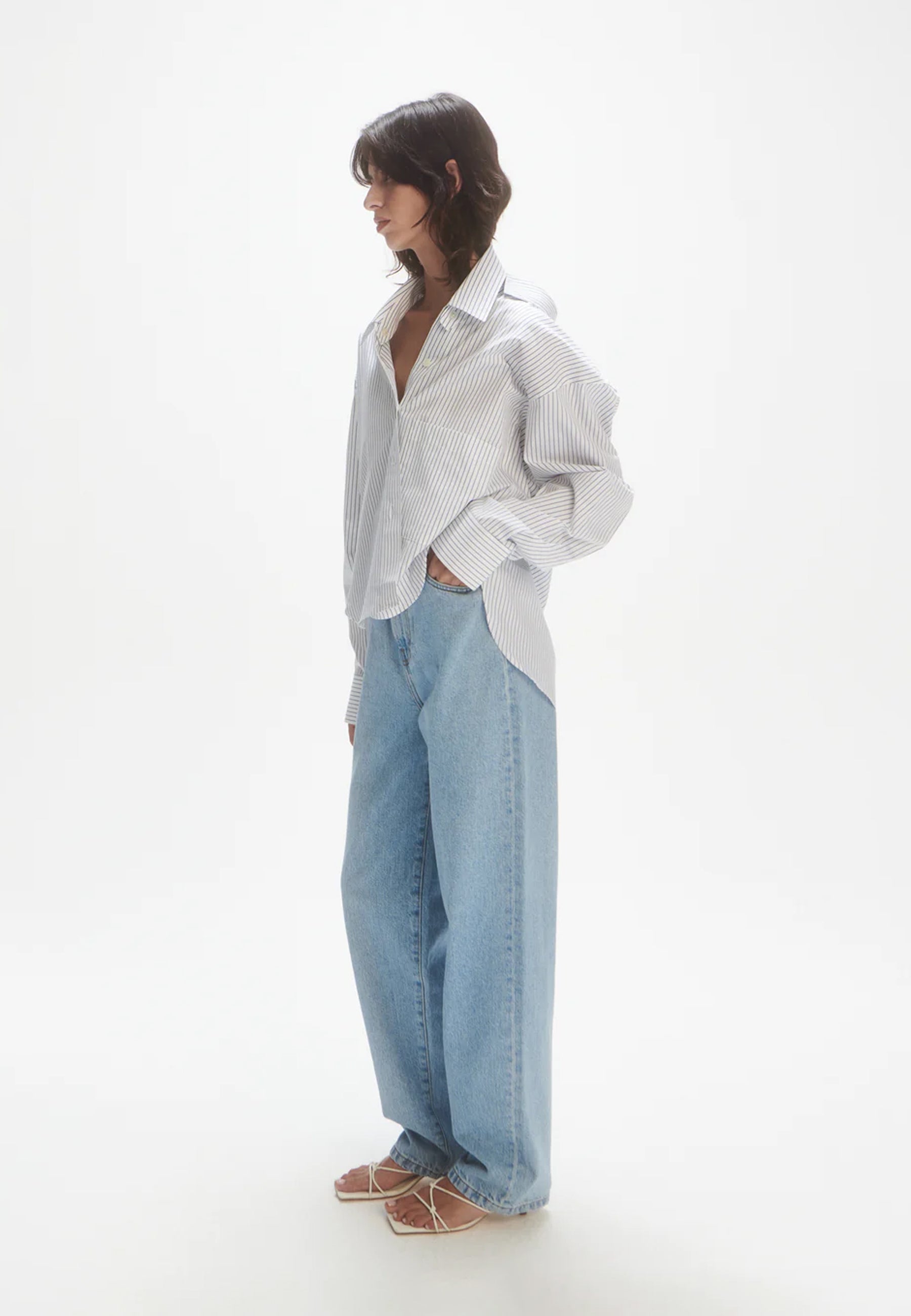 Carrot Leg Jeans | Classic Denim Blue