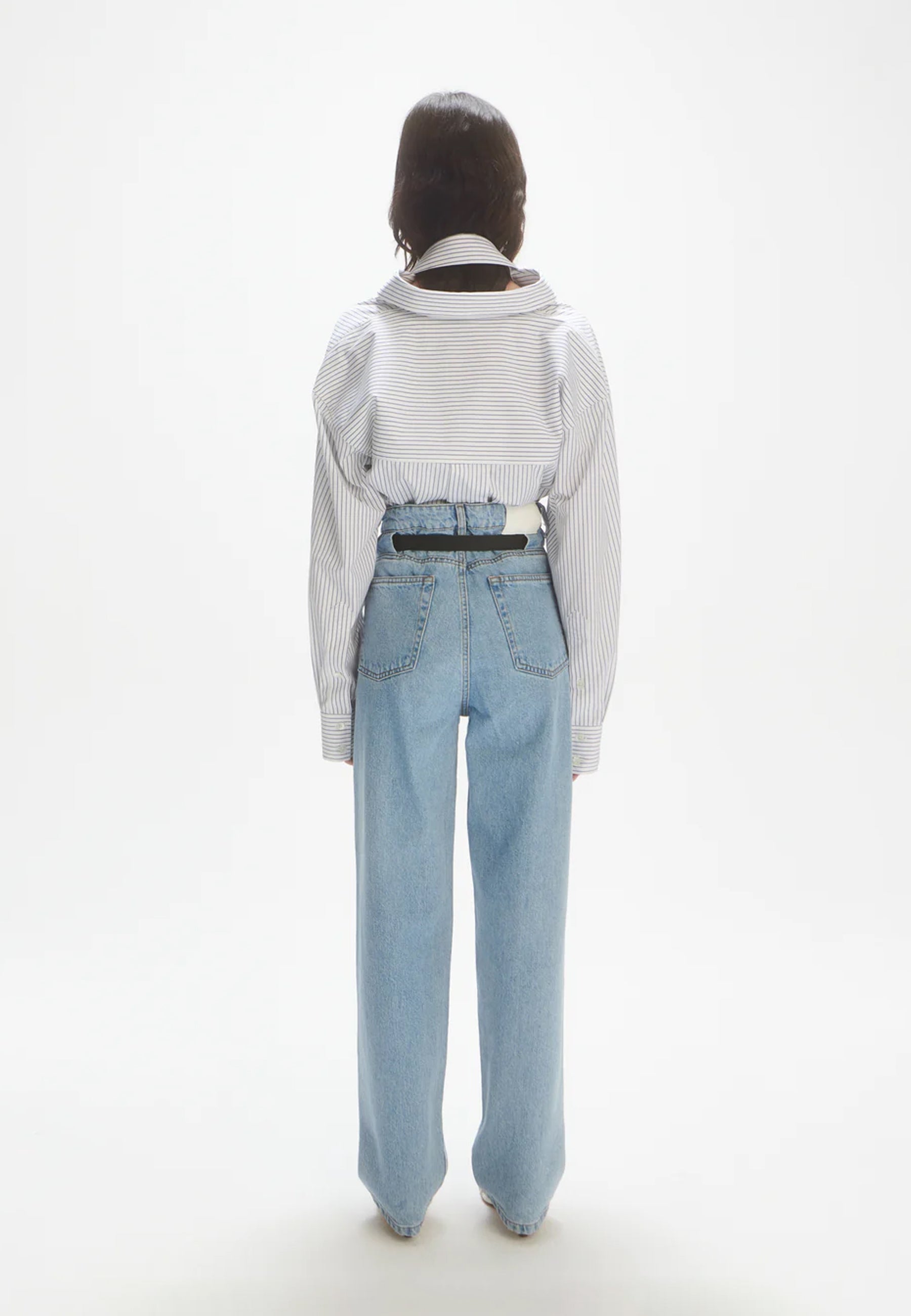 Carrot Leg Jeans | Classic Denim Blue