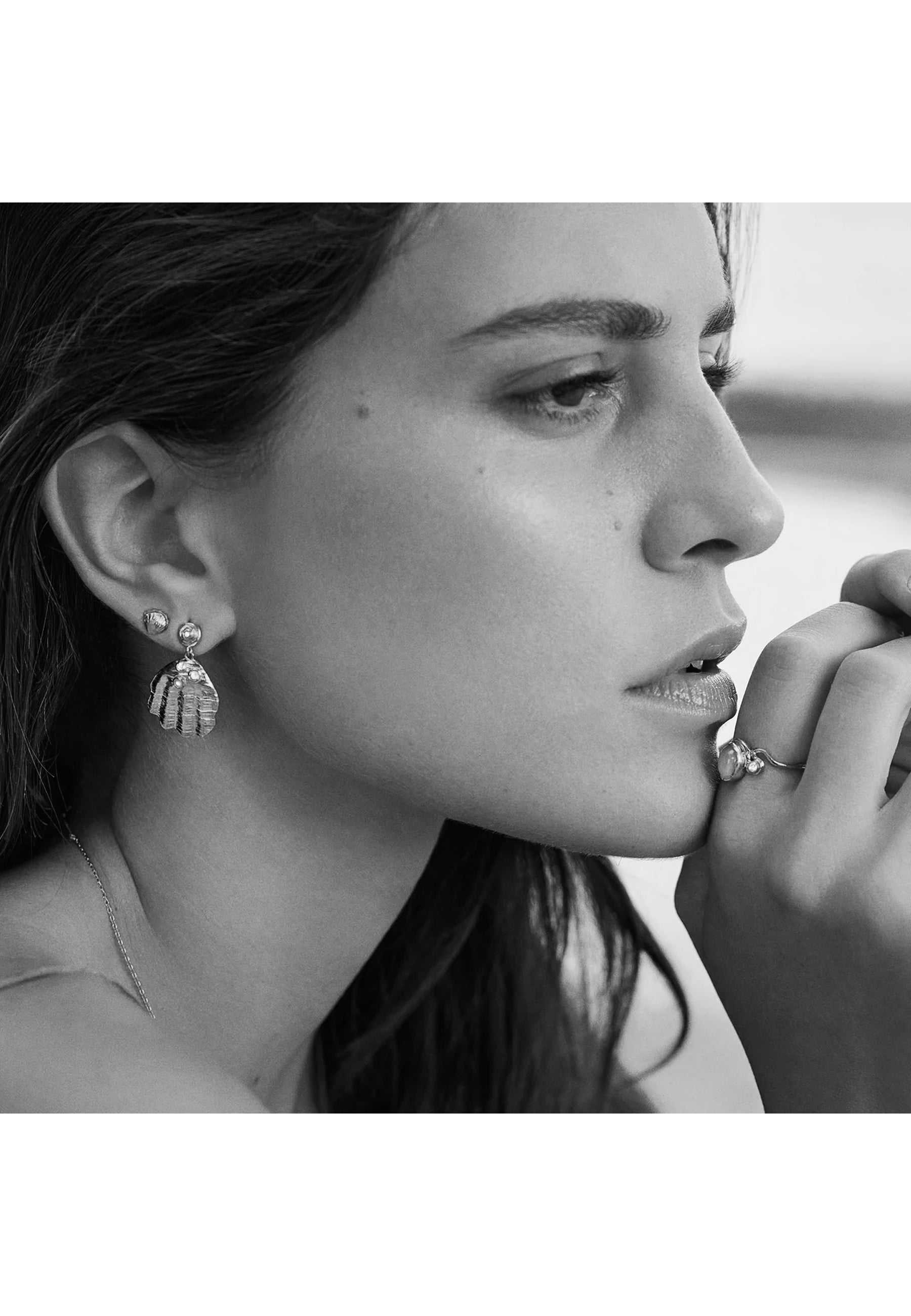 Palma Ohrring | Silber