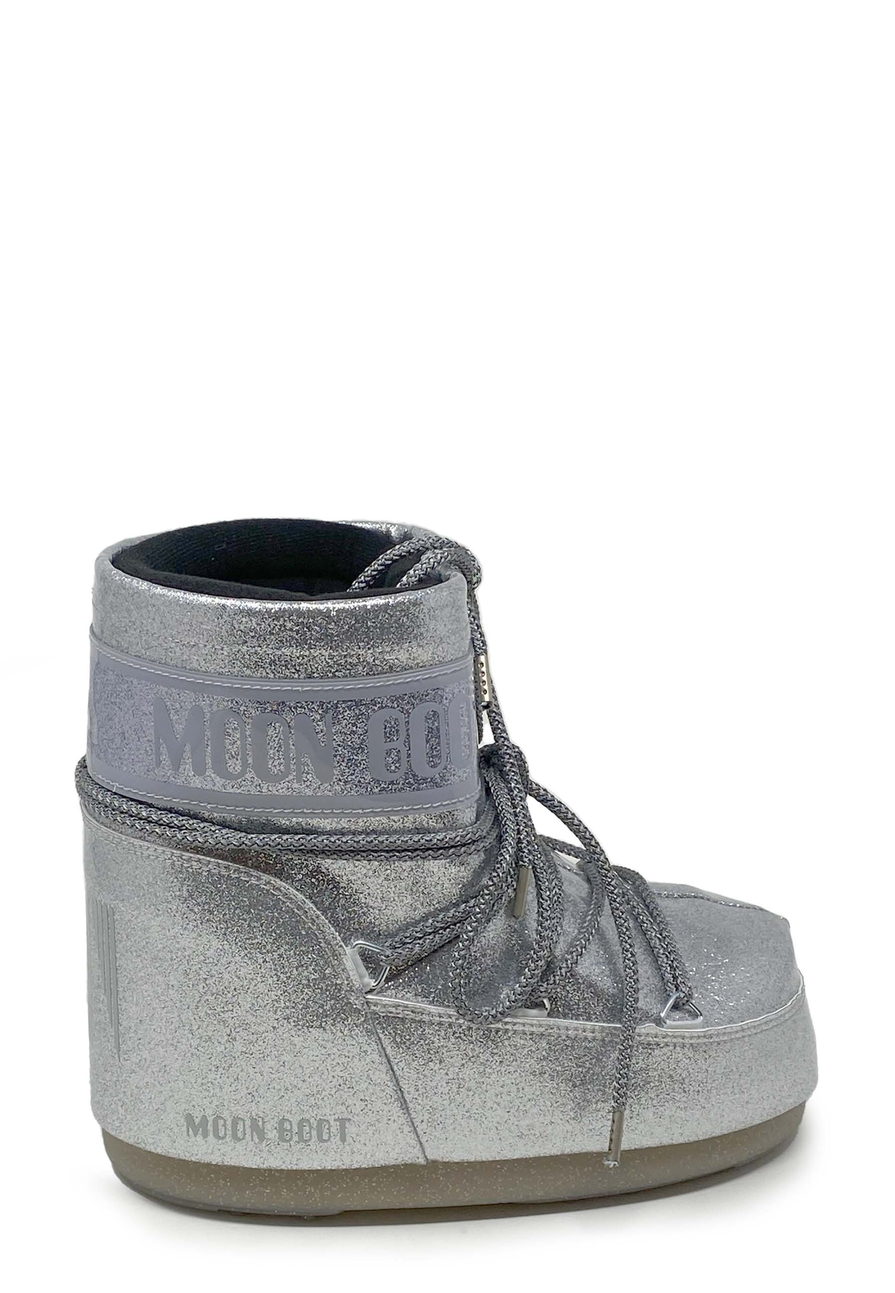 Ikon Lav Glitter Boot | Sølv