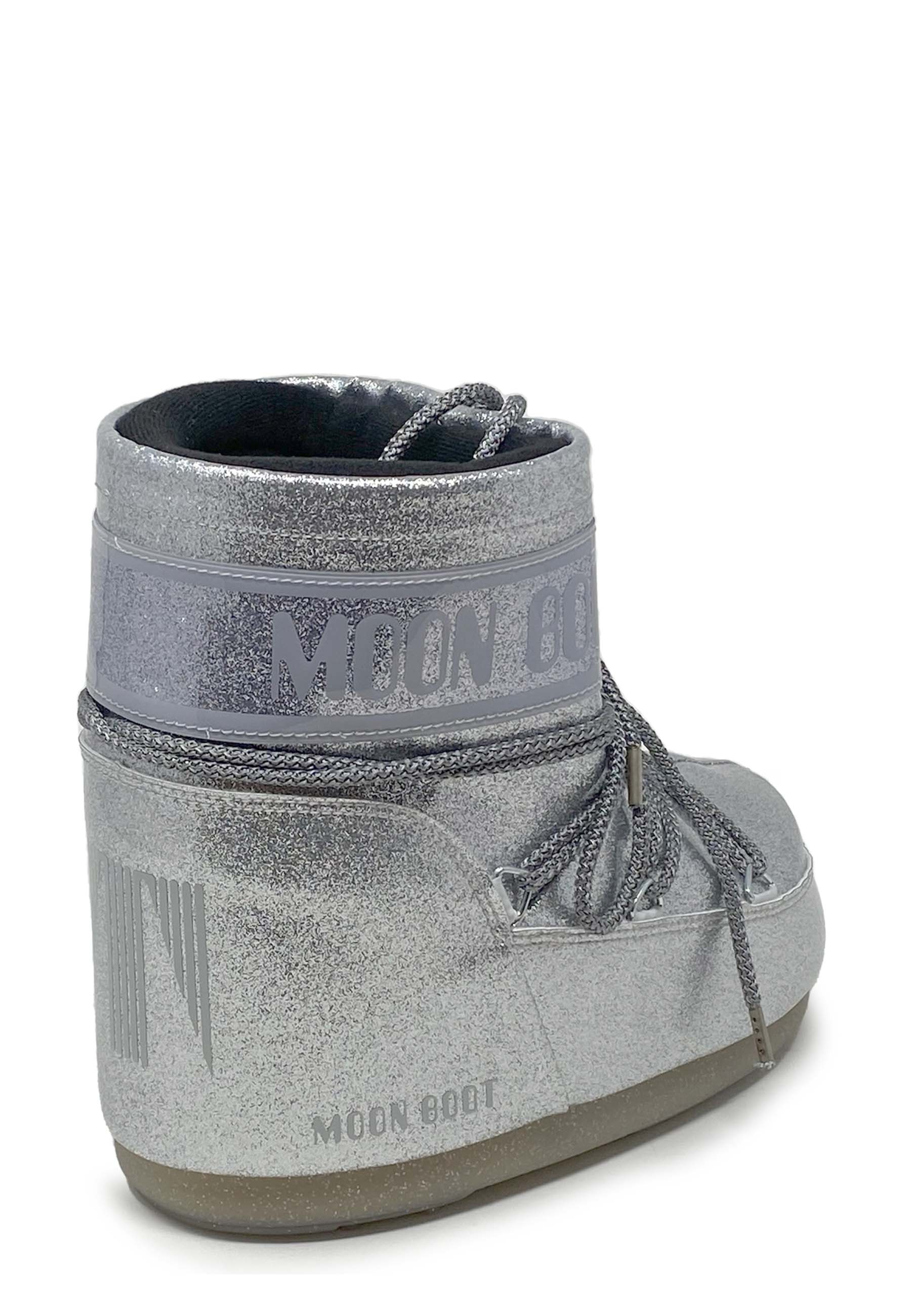Ikon Lav Glitter Boot | Sølv