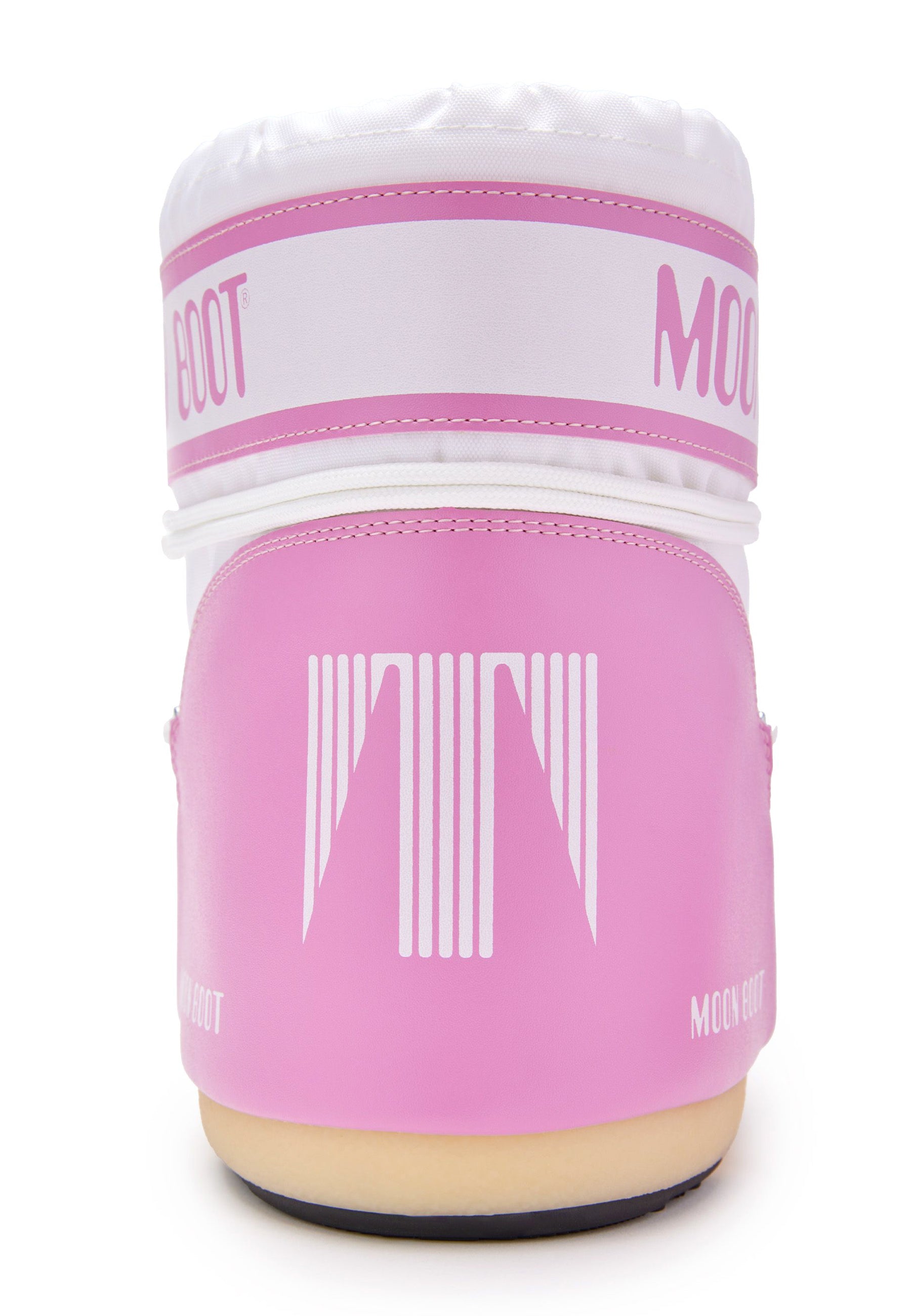 Icon Low Nylon Støvle | Pink Hvid