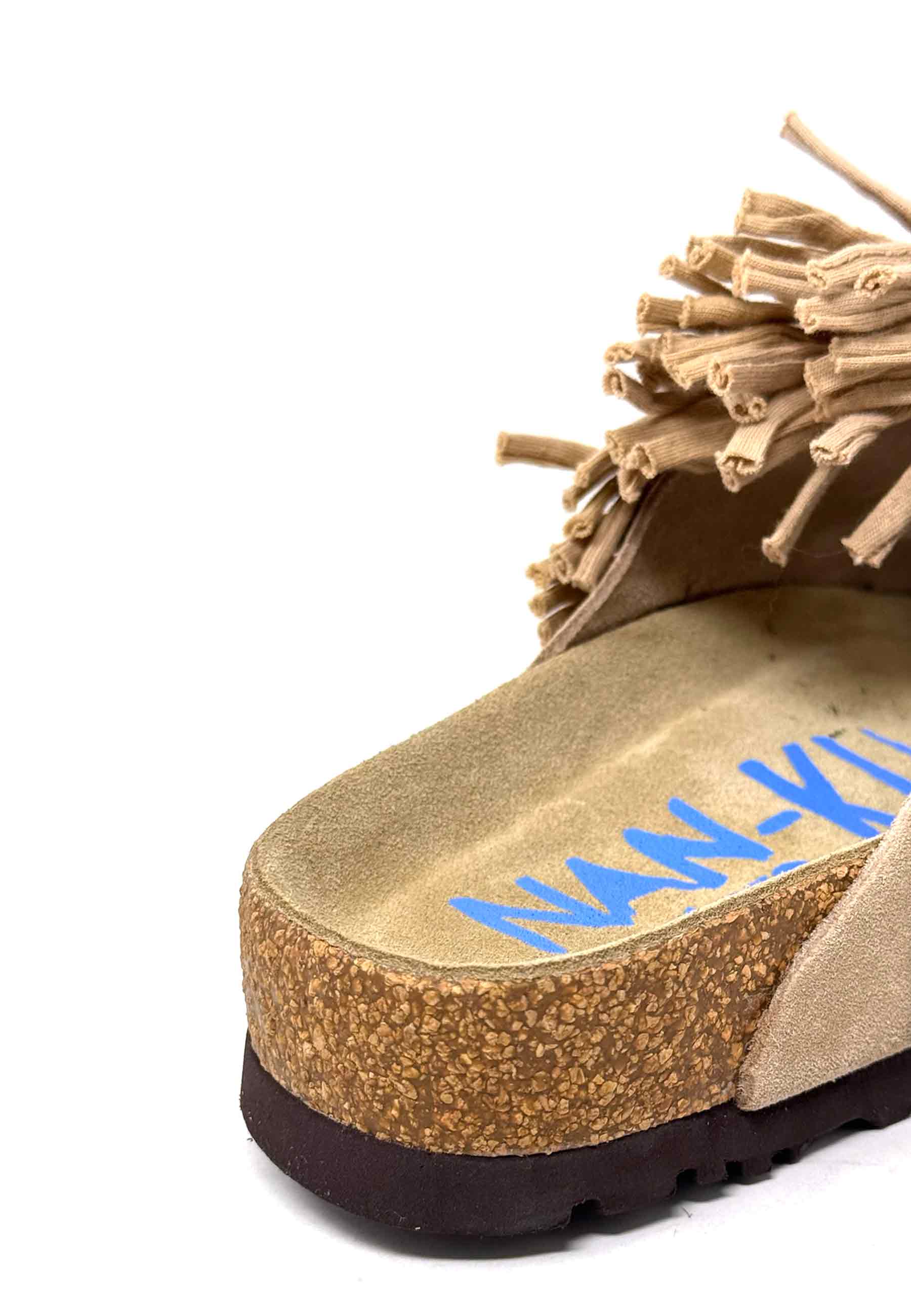 EBK-03 Fransen Pantolette | Beige