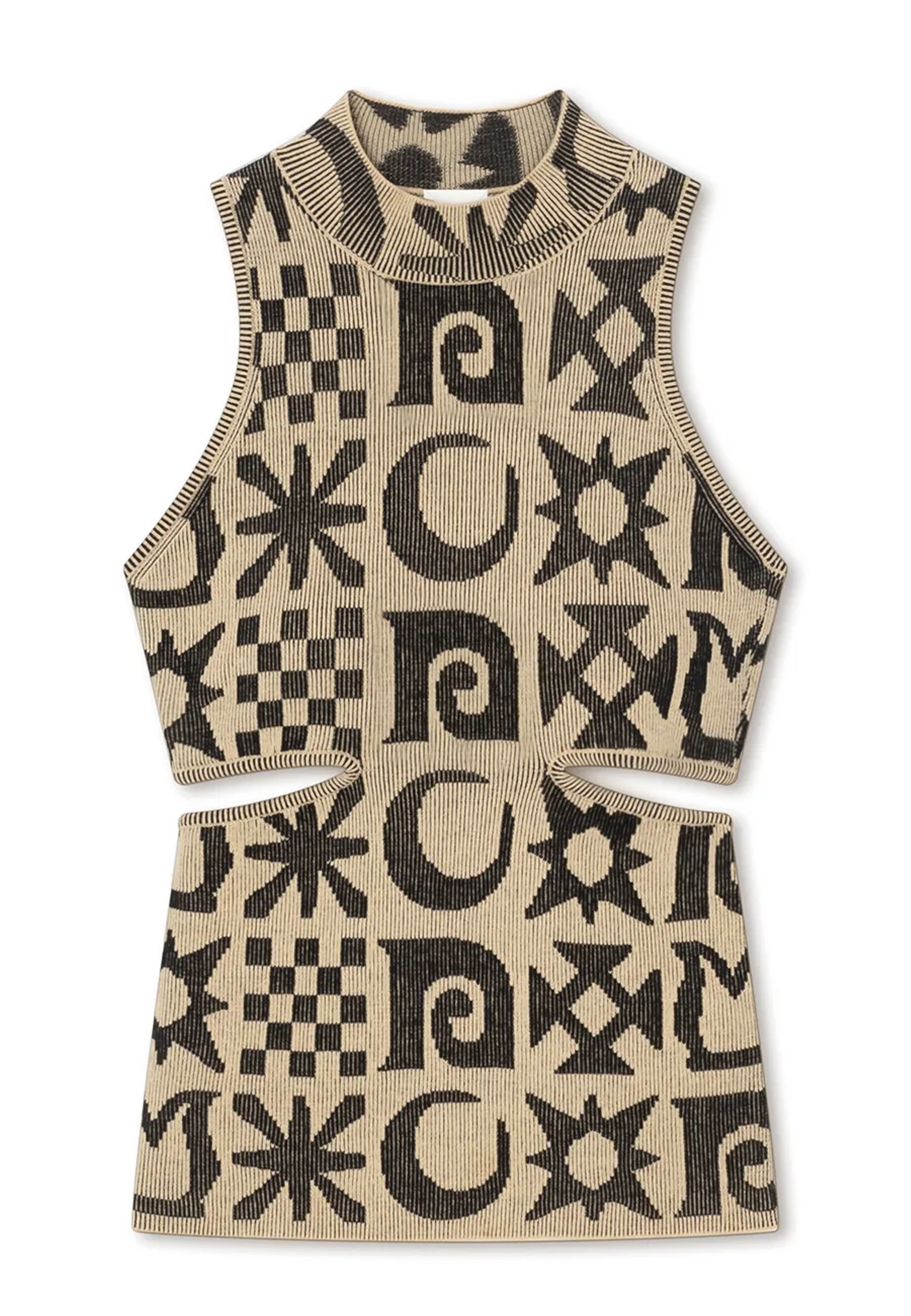 Maraj Top | Creme Black Kopjafa