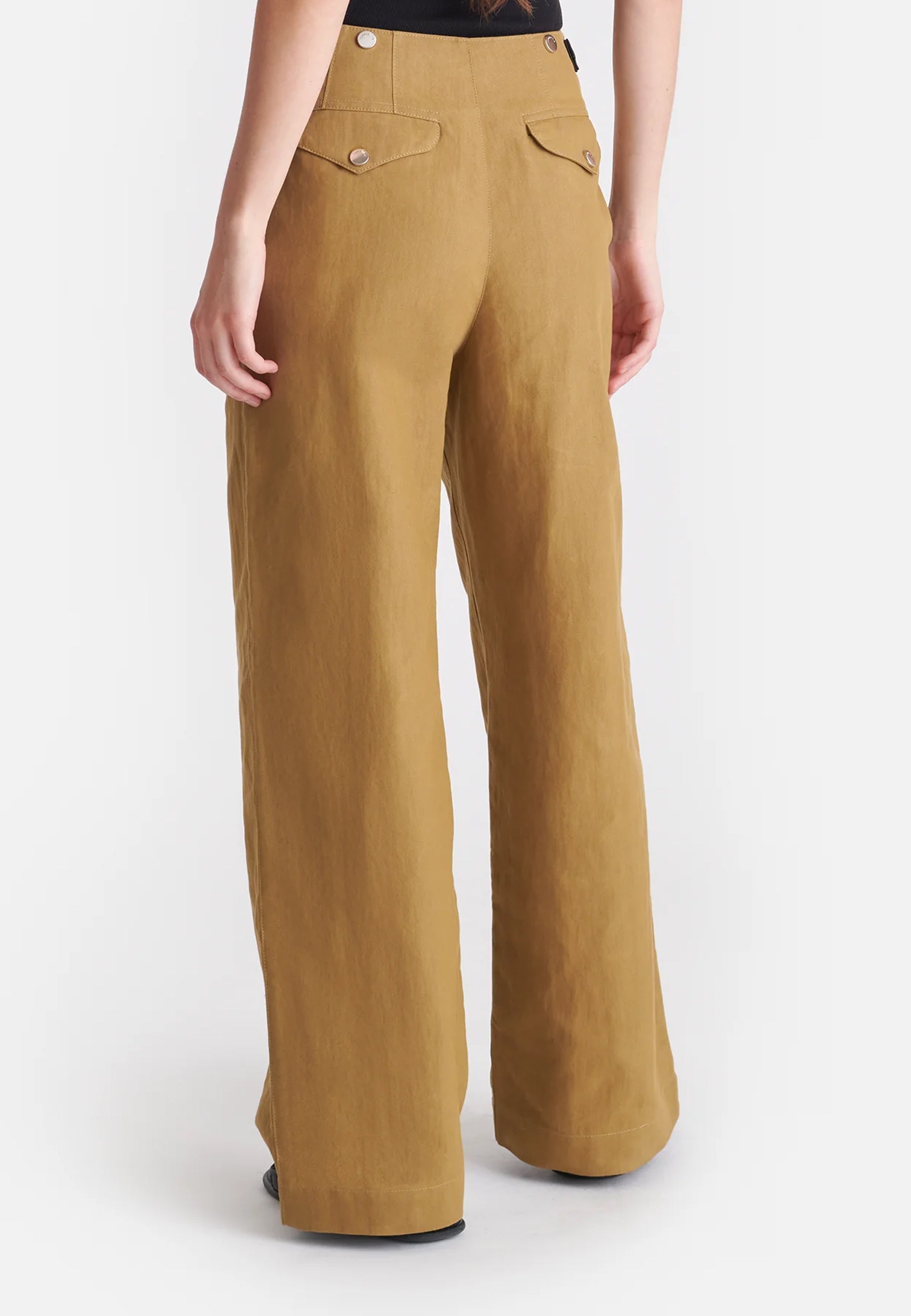 Sharini Pants | Yellow Khaki