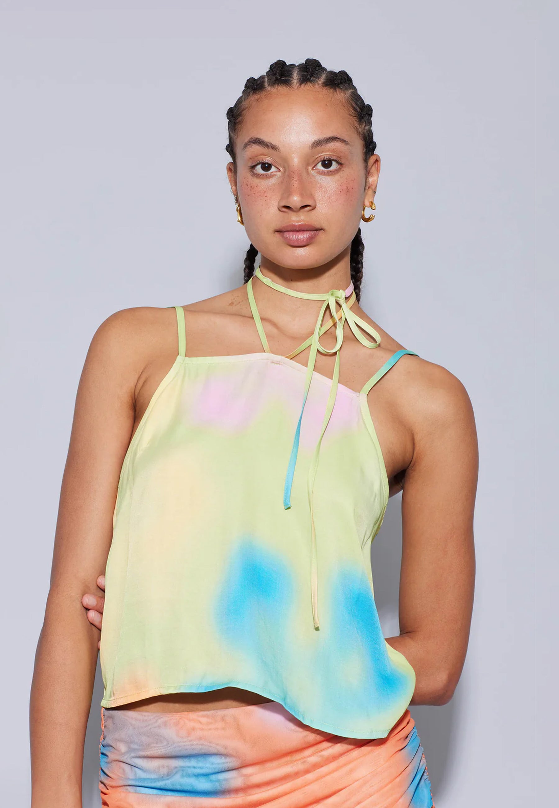 20666 Alexi Top | Lime Flower