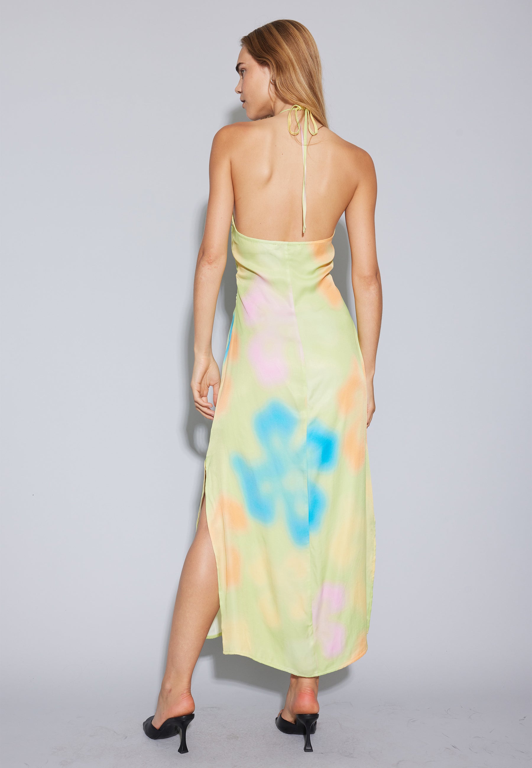 20667 Alexi Midi Dress | Lime Flower