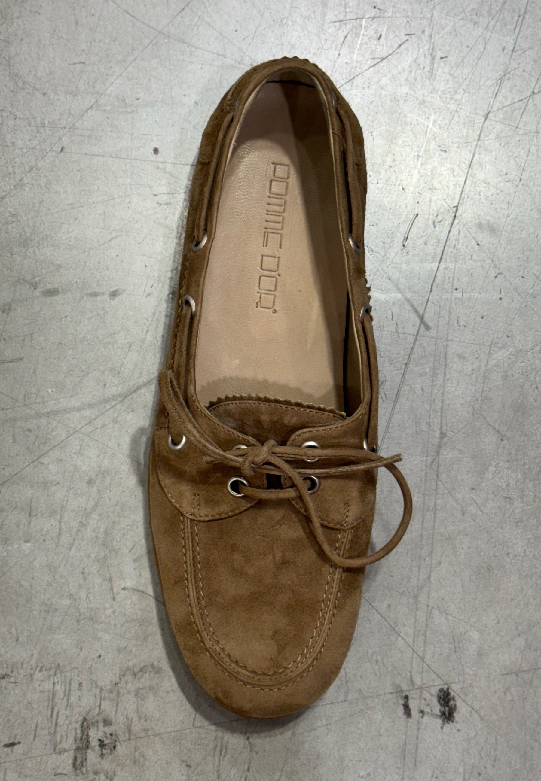 1250 Marina Bootsschuh | Toffee Camoscio