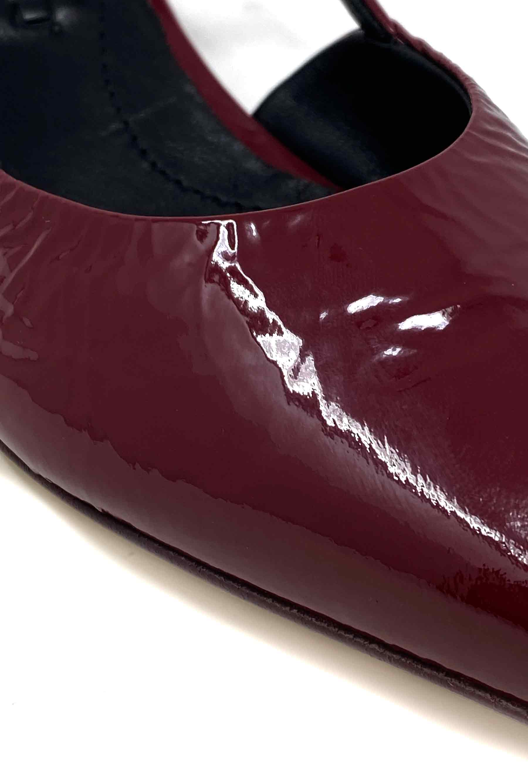 2253 Ginger Sling | Bordeaux Naplak