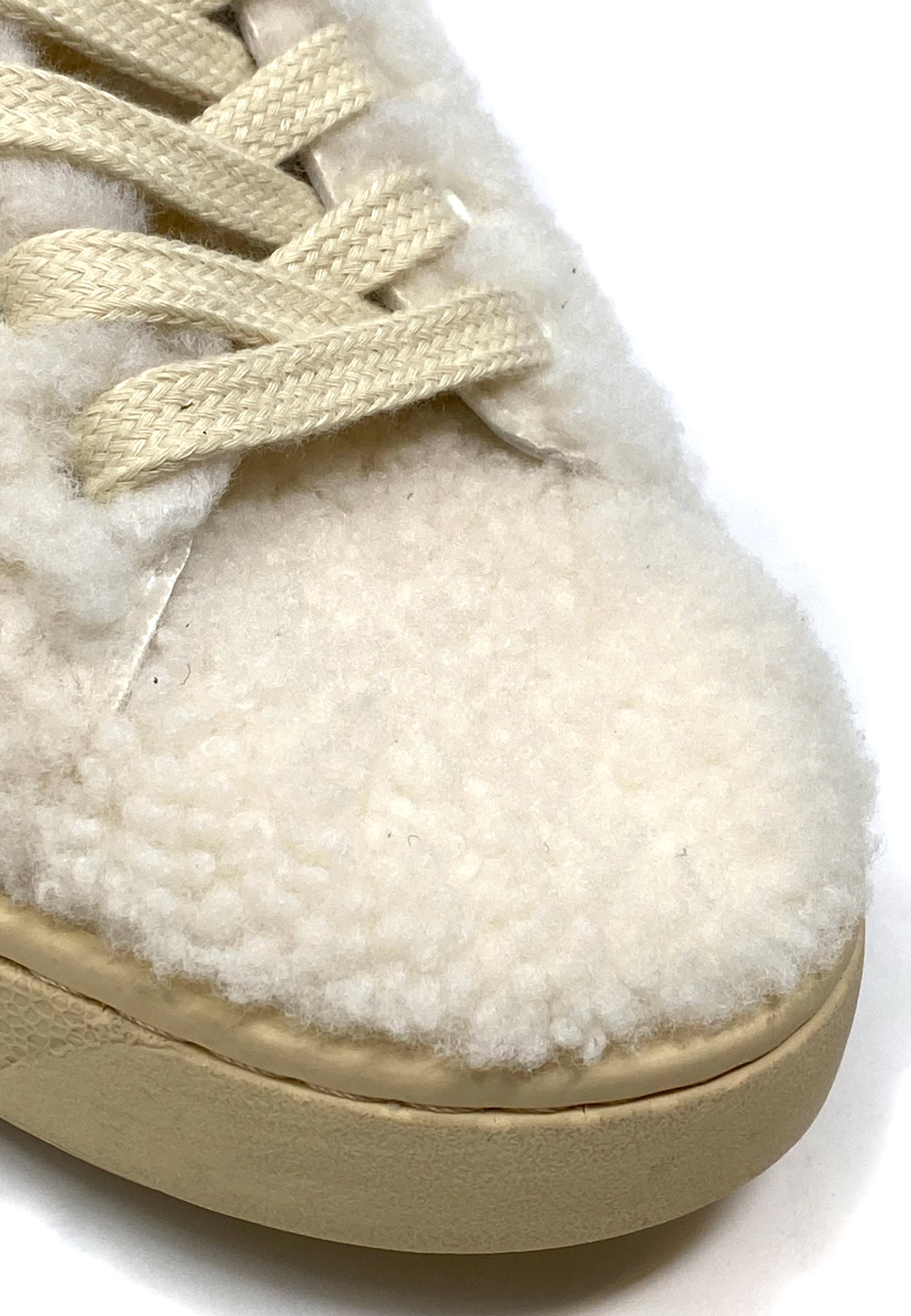 Smash Fur Sneakers | White