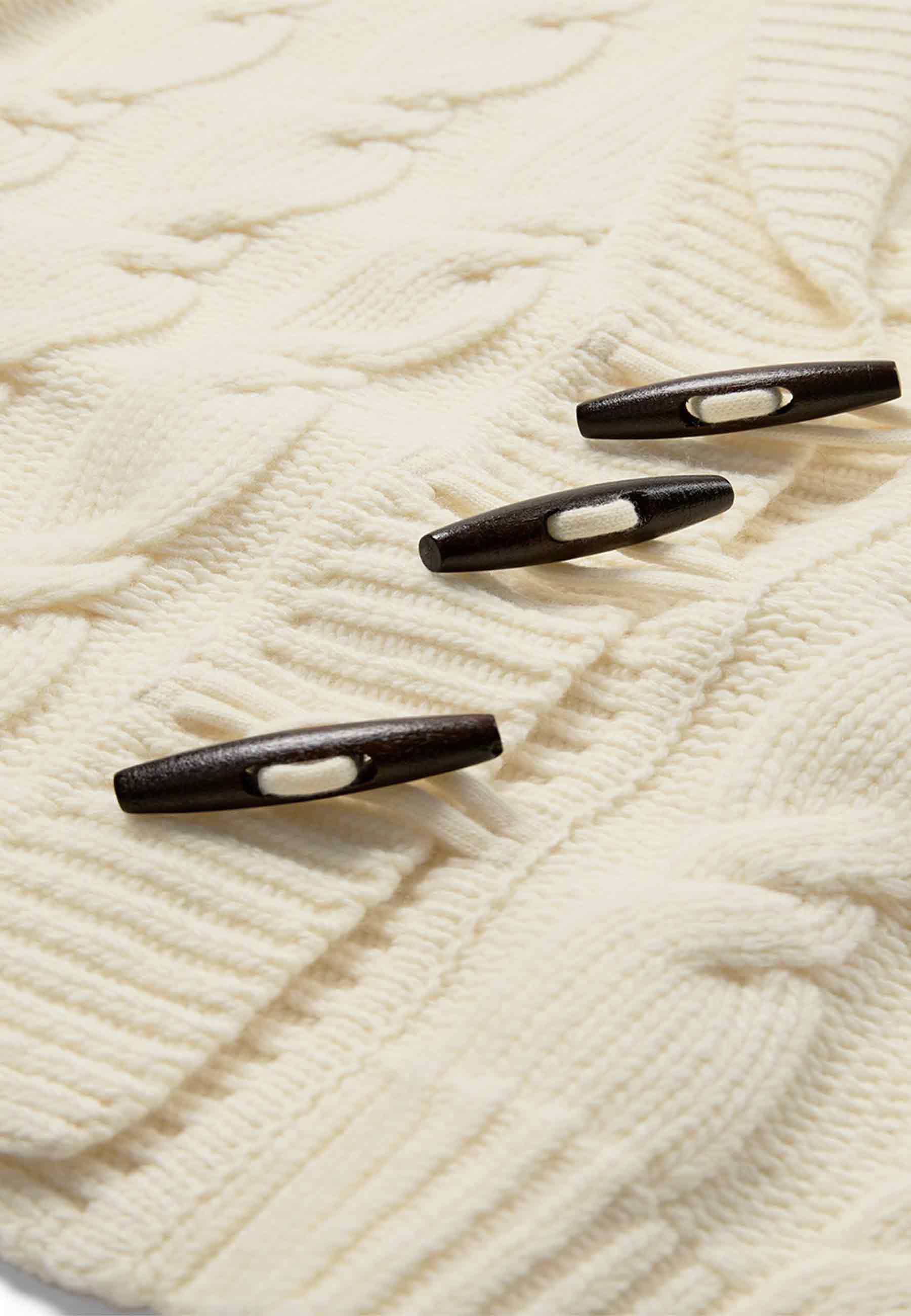 Como Kabel Cardigan | Elfenben