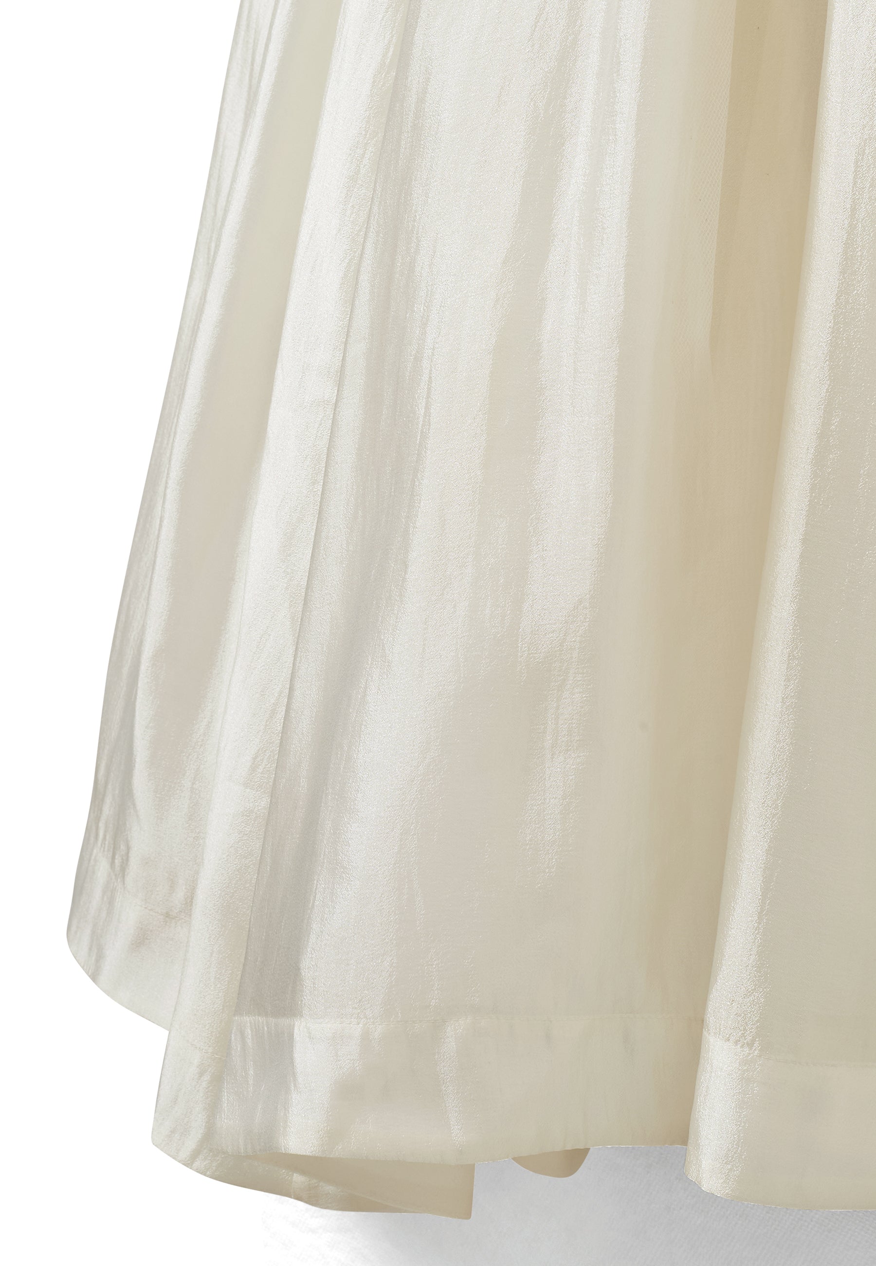 Gilian Volume Midirock | Cream