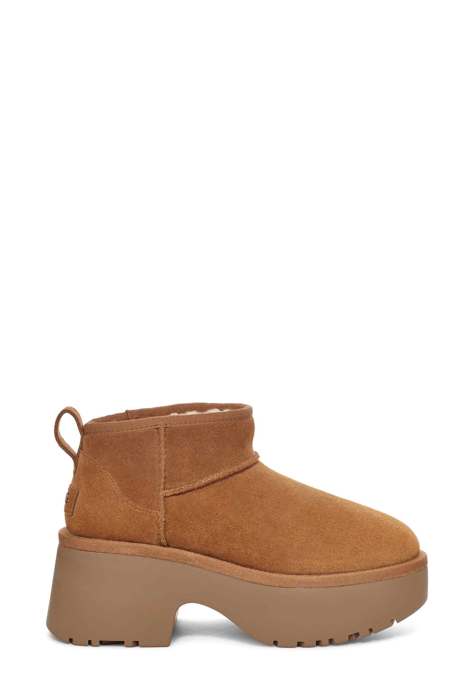 Klassisk Ultra Mini New Heights Støvle | Kastanjebrun