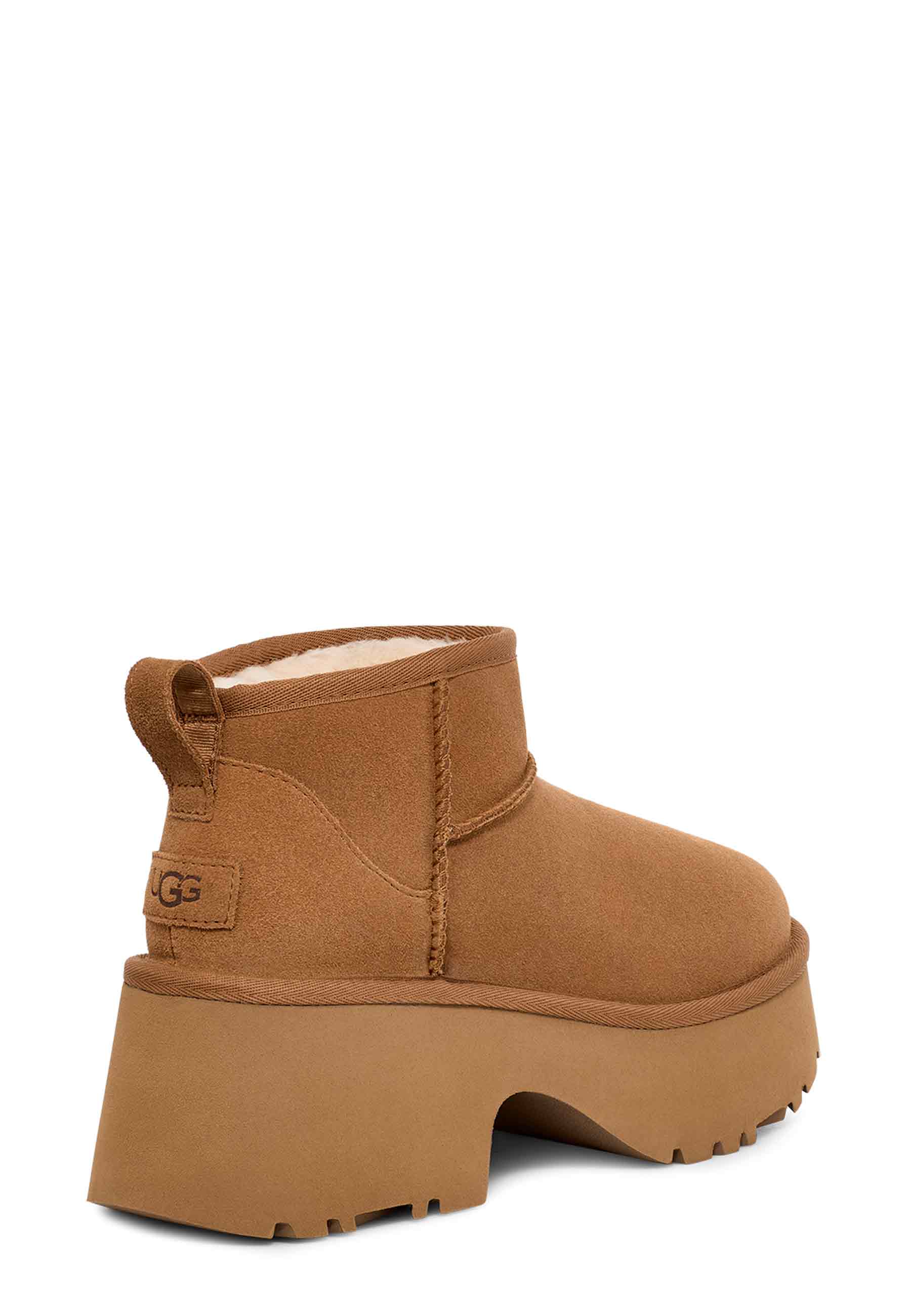 Klassisk Ultra Mini New Heights Støvle | Kastanjebrun