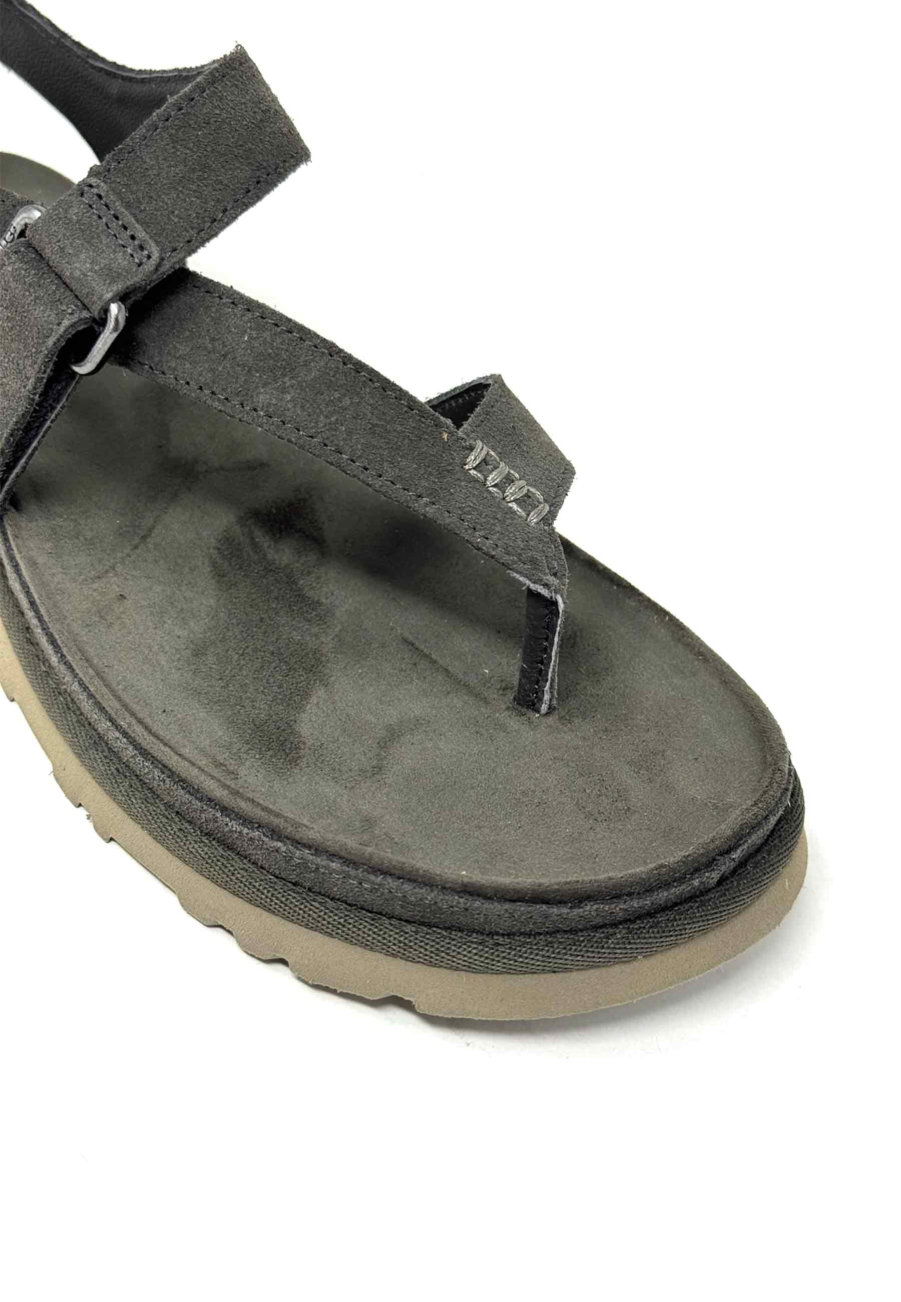 Goldengaze Toe Post Sandale | Dense Smoke