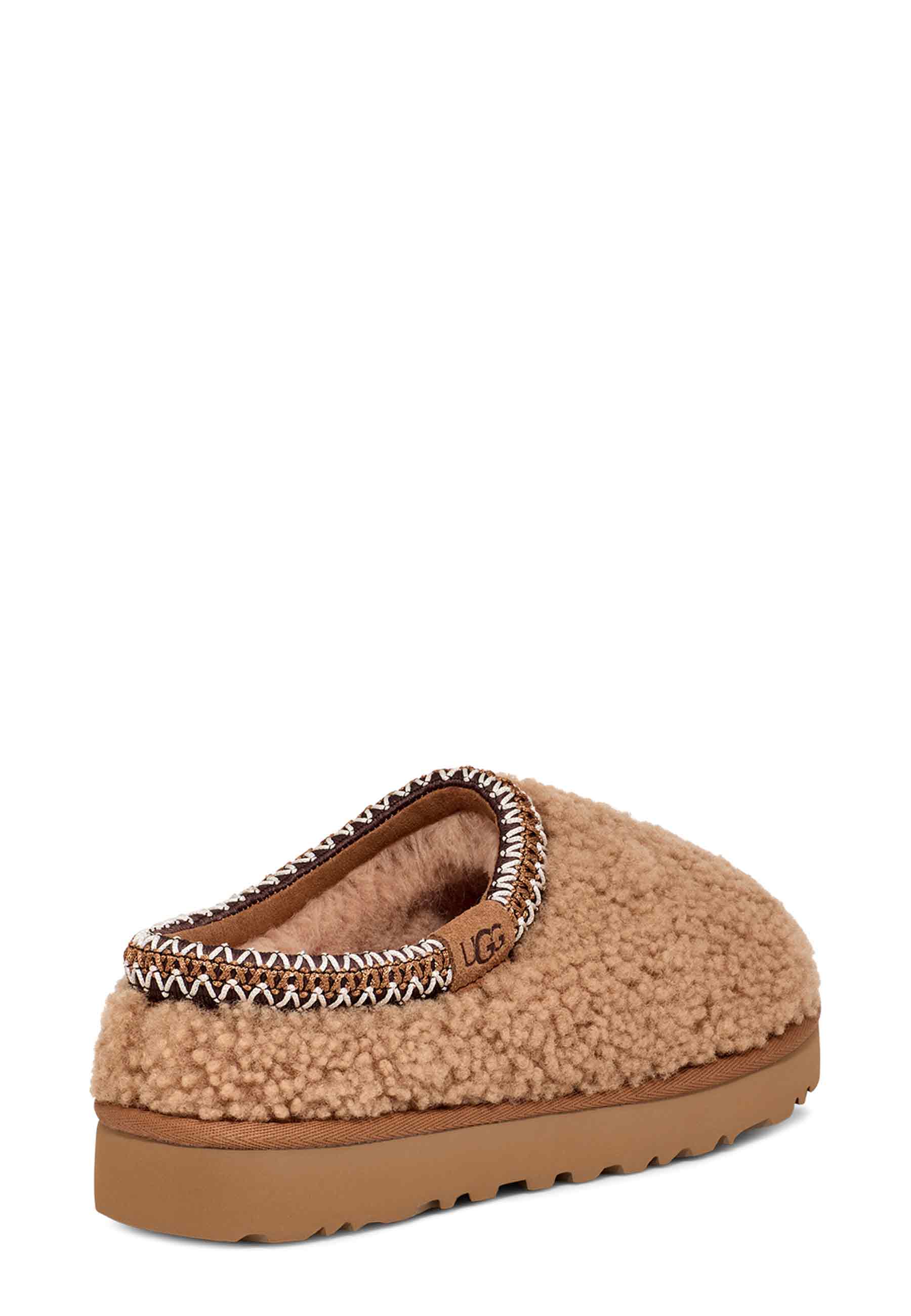 Tasman Maxi Curly Clog | Chestnut