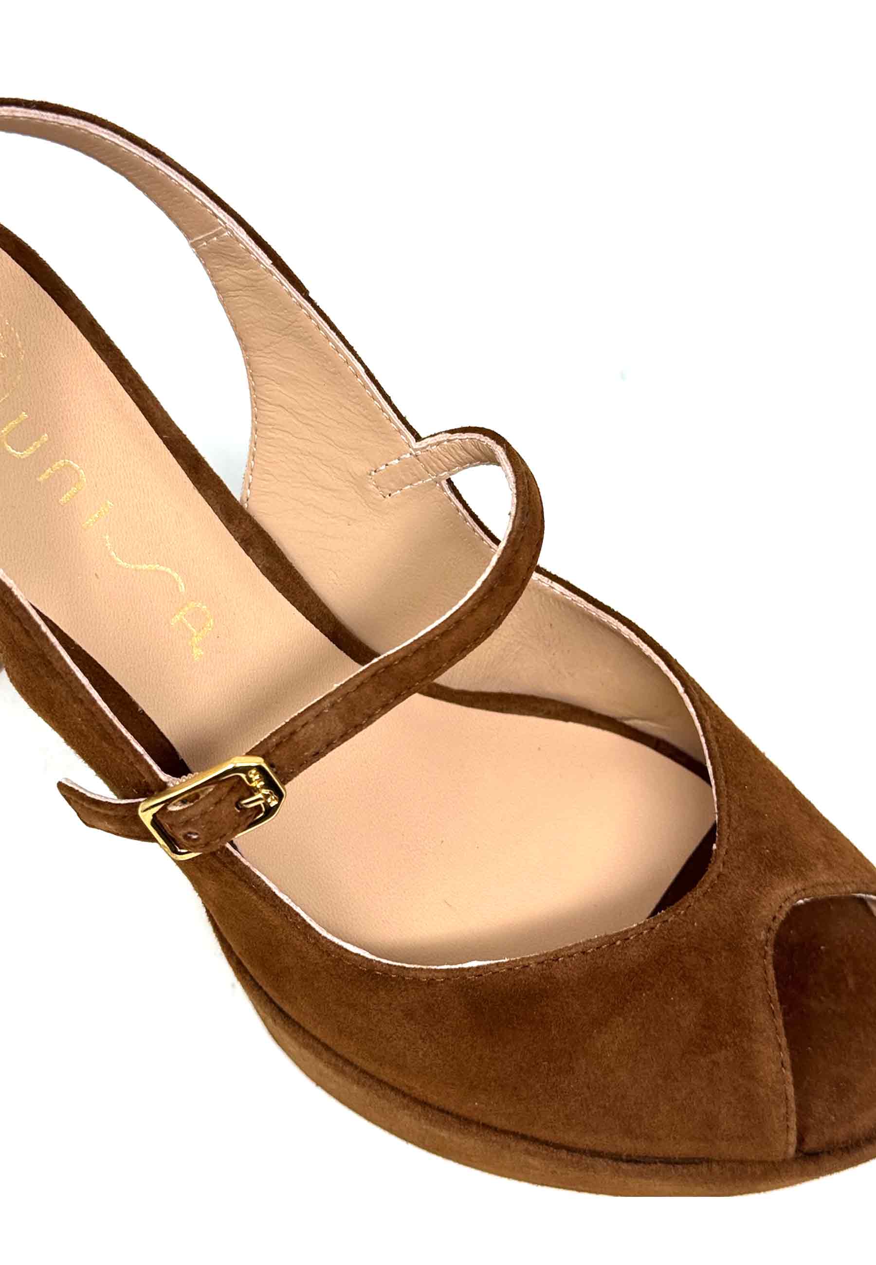 Raiden Heel Peeptoe Pump | Bombom