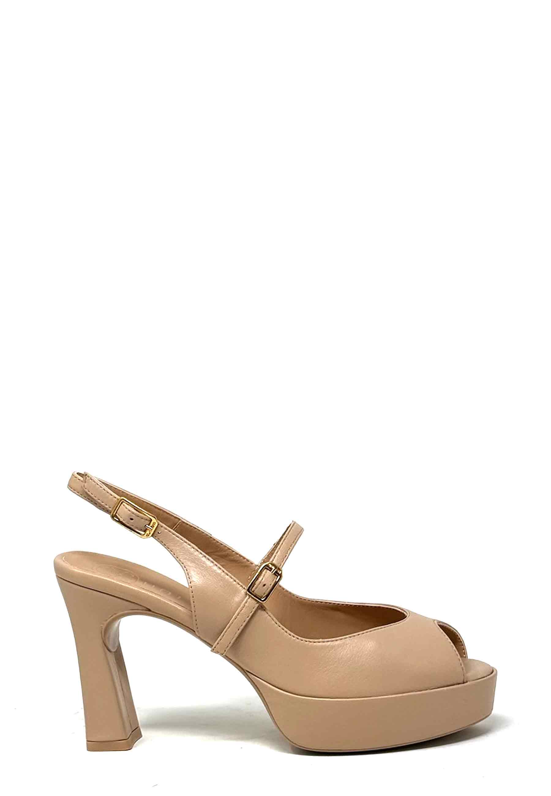 Raiden Heel Peeptooe Pump | New Skin