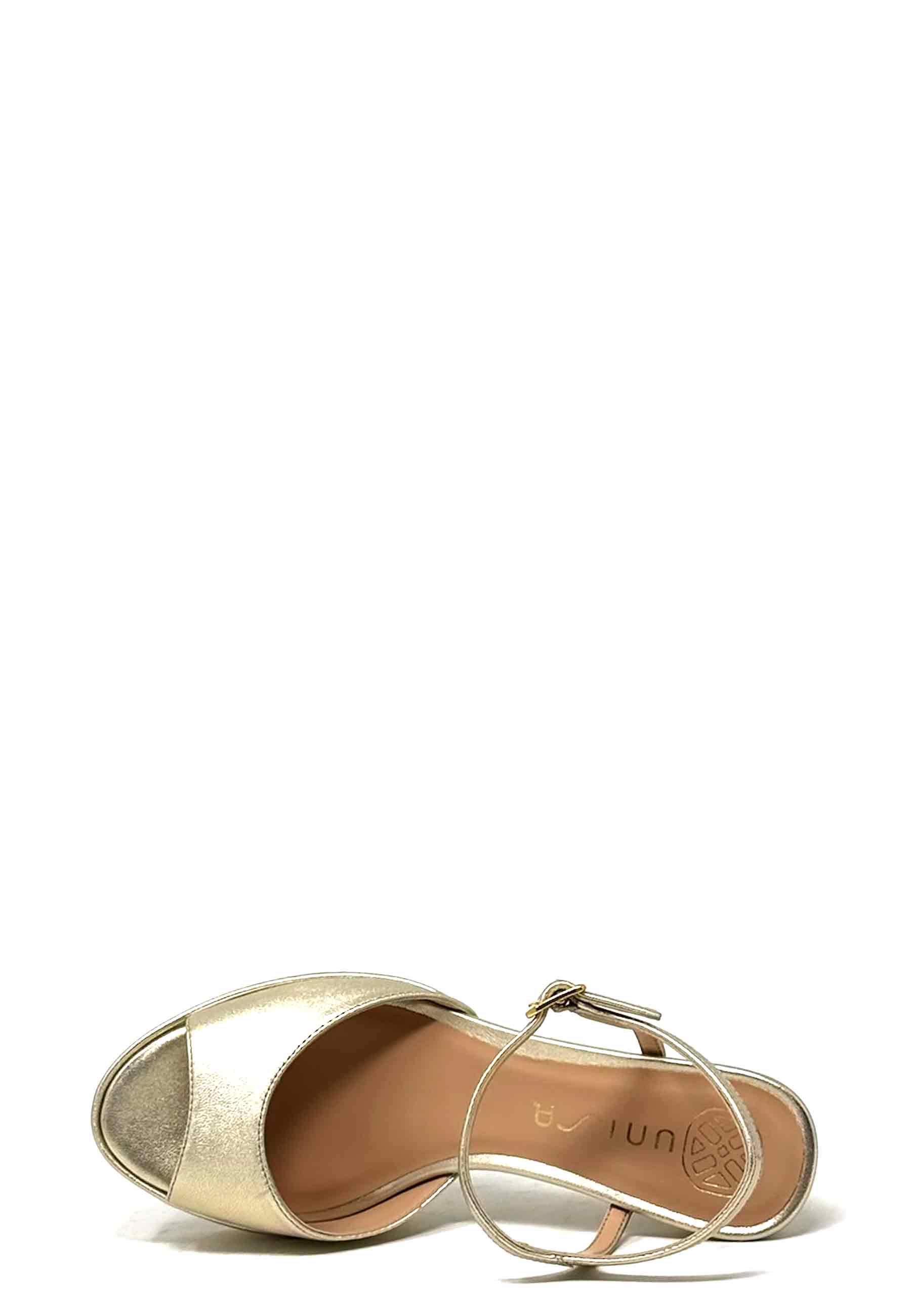 Richi Heel Sandale | Platino