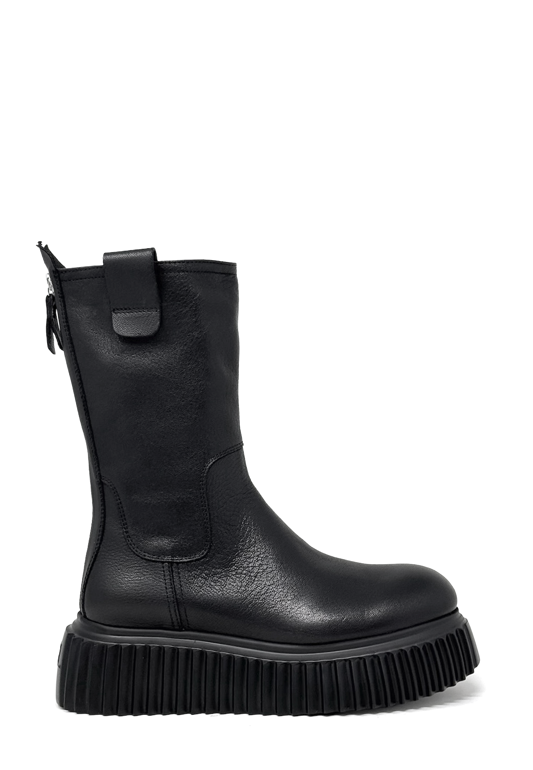 Milagros Plateau Boot | Nero