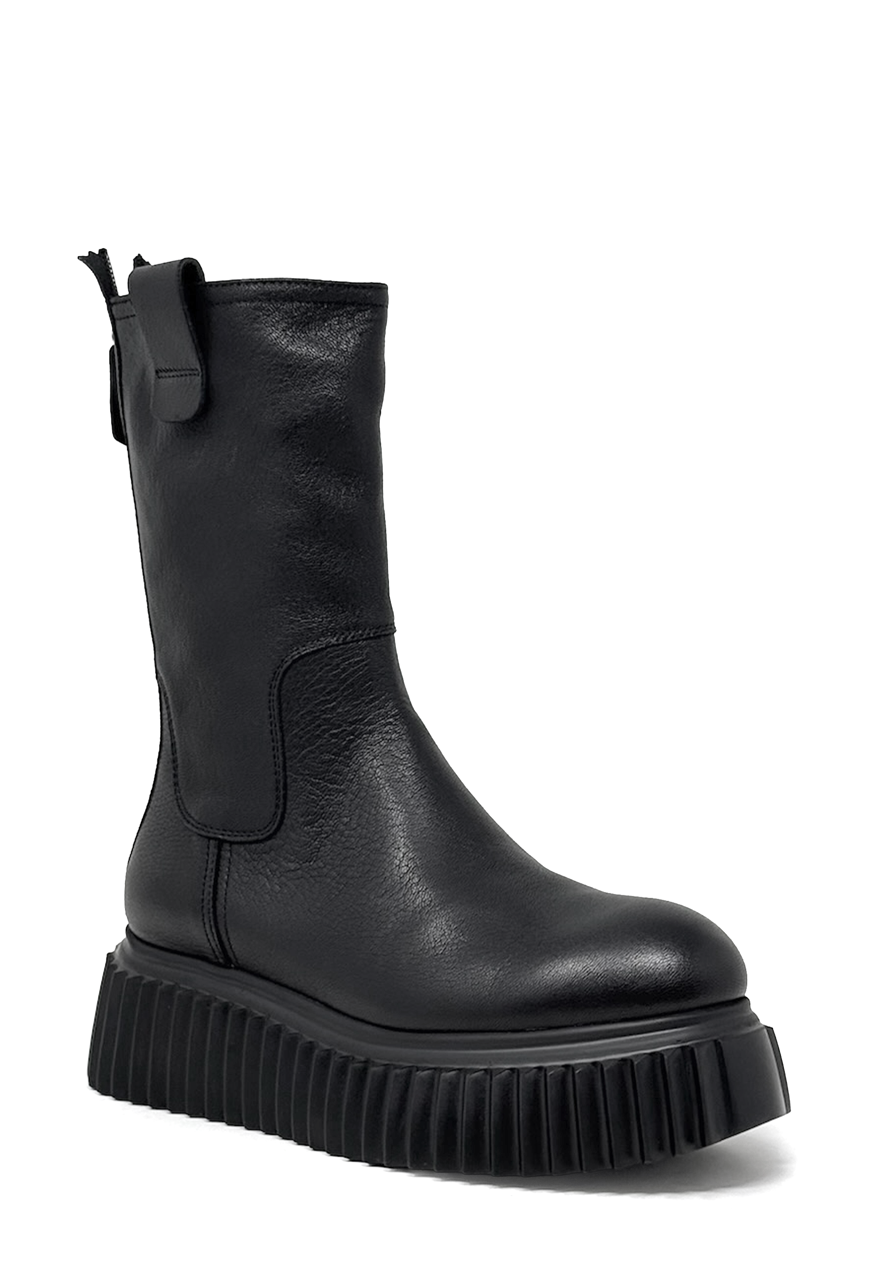 Milagros Plateau Boot | Nero