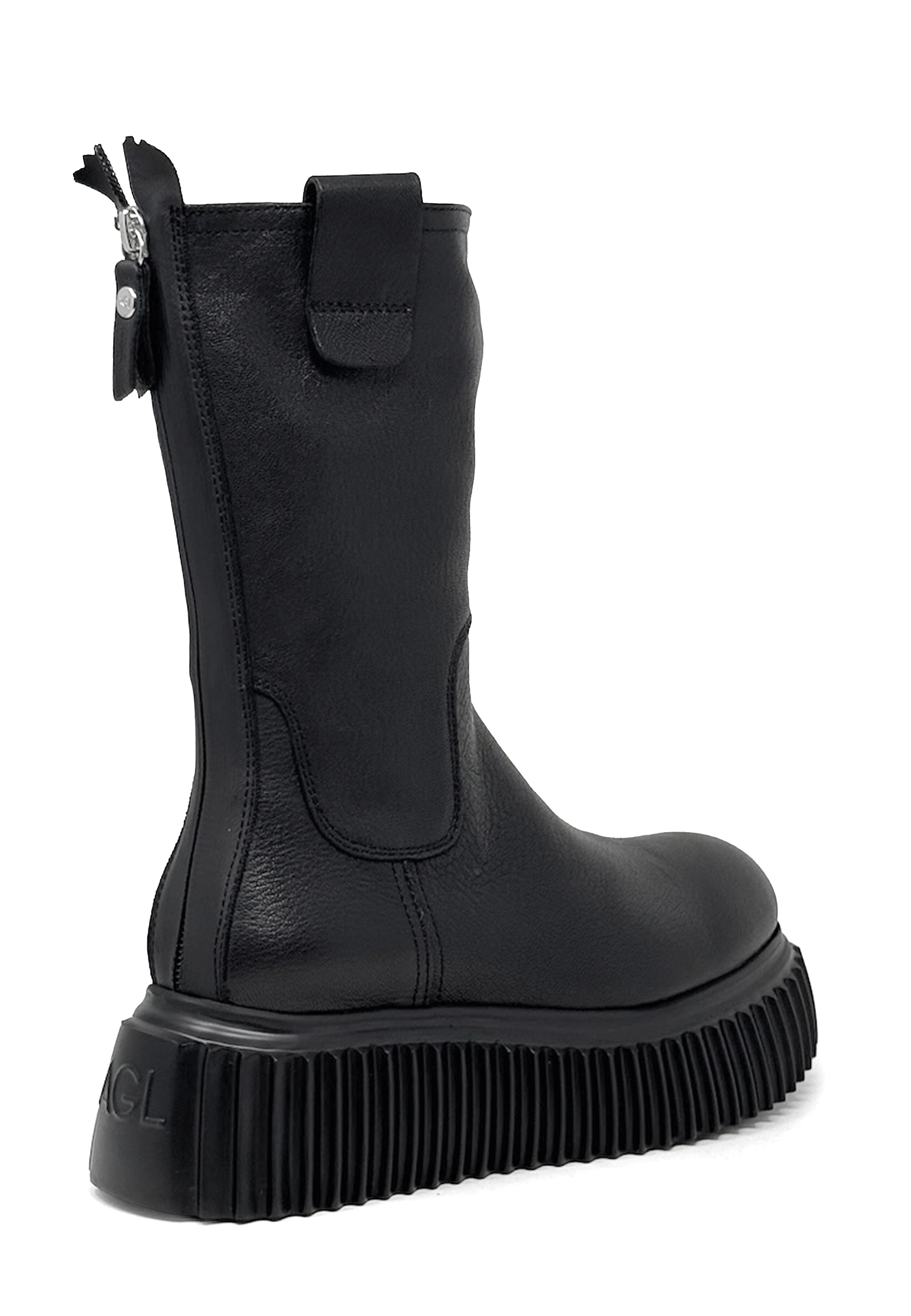 Milagros Plateau Boot | Nero