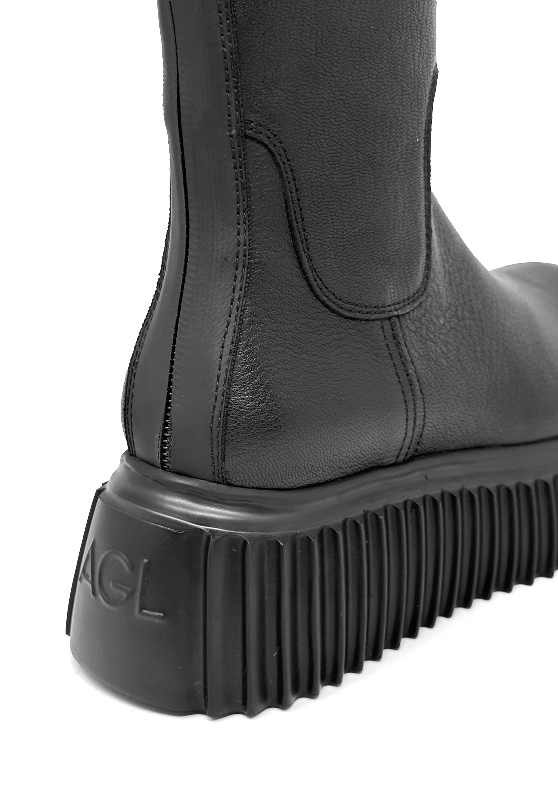 Milagros Plateau Boot | Nero