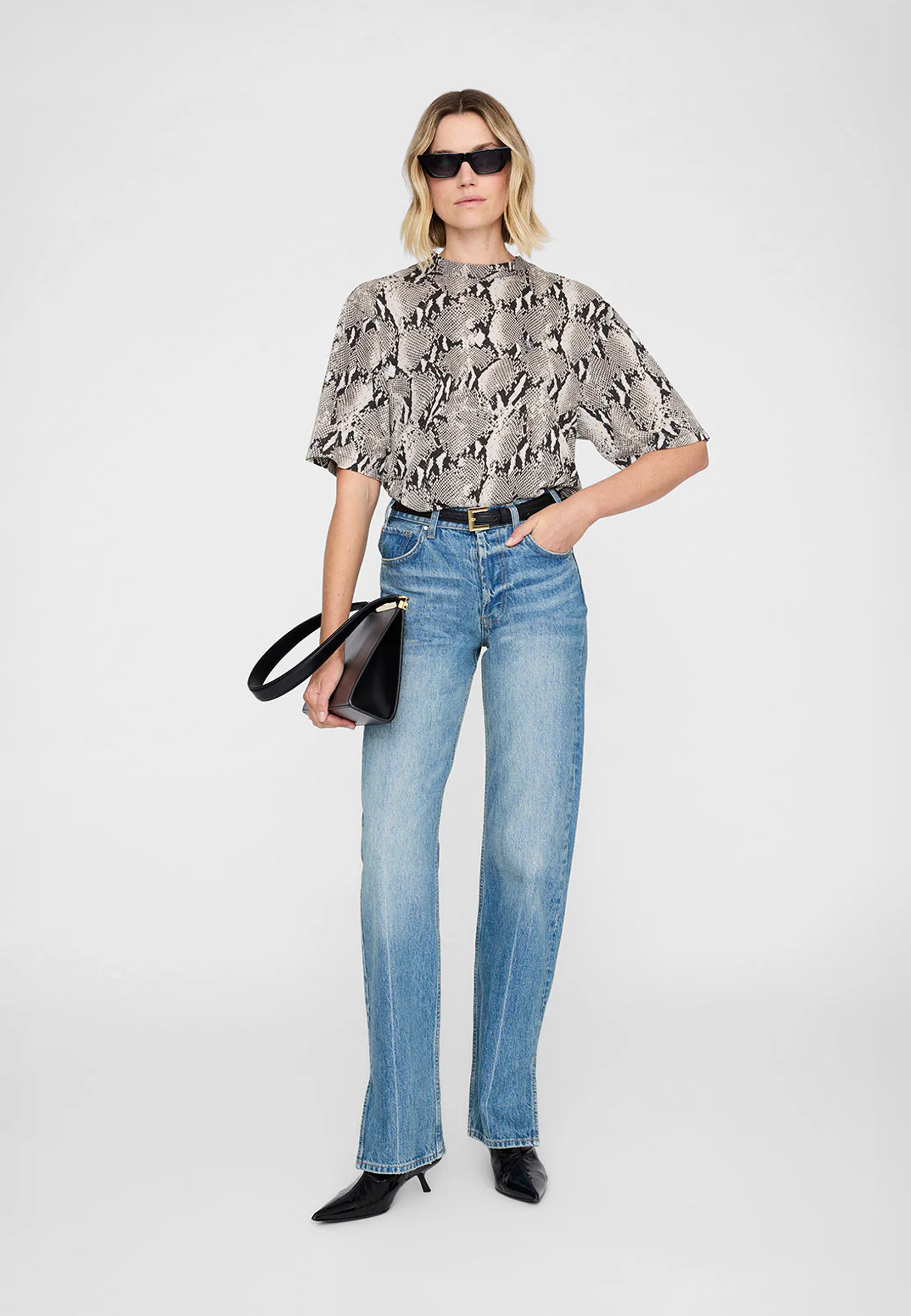 Avi T-Shirt | Washed Python