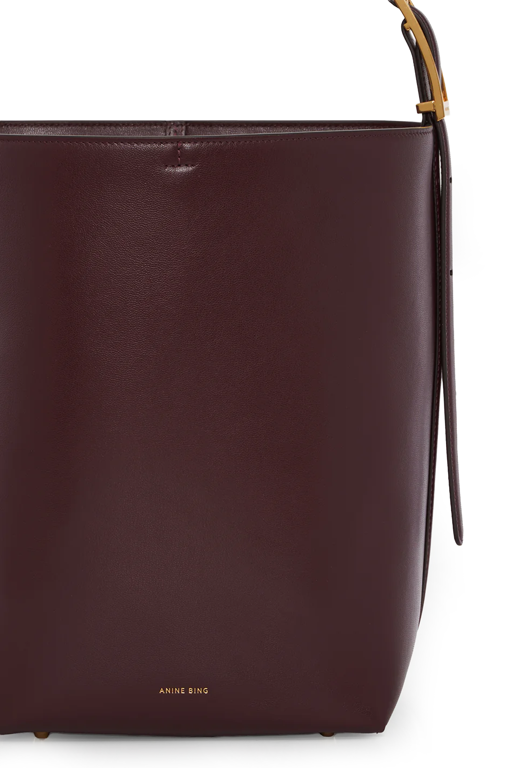 Elly Medium Bucket Bag |Â Grained Leather Fig