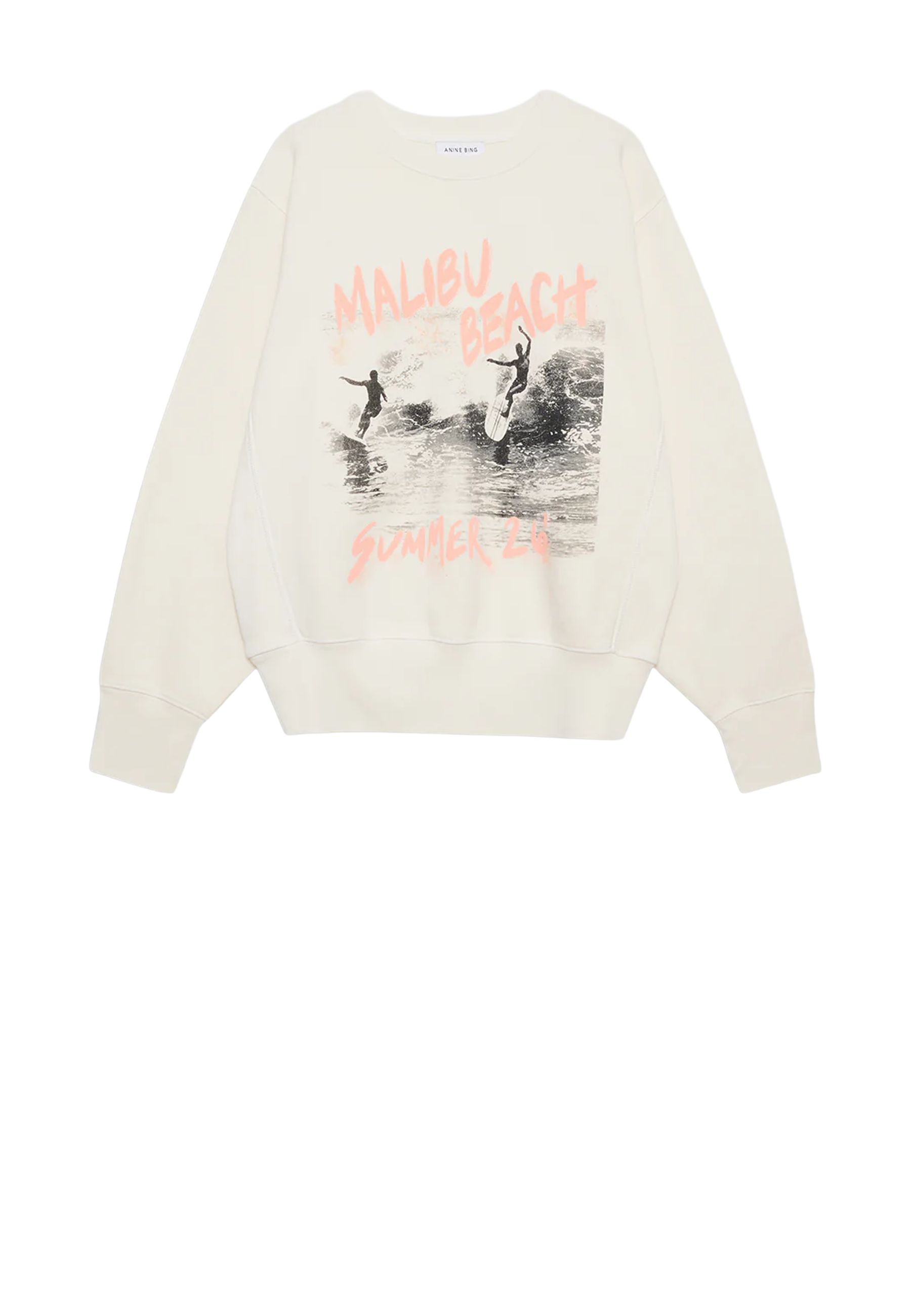 Harry Shrunken Sweatshirt | Surfer Washed Buttercream