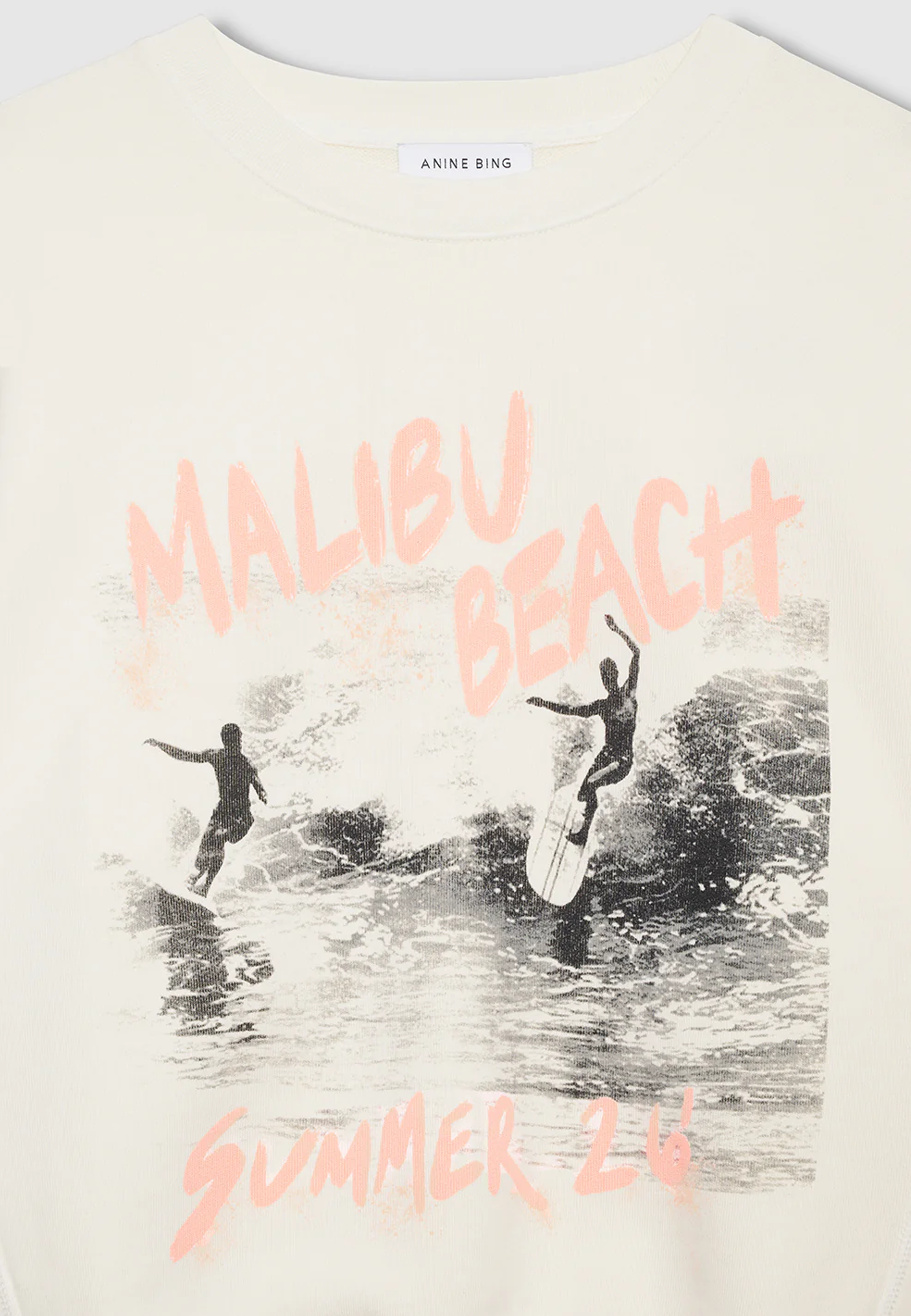Harry Shrunken Sweatshirt | Surfer Washed Buttercream
