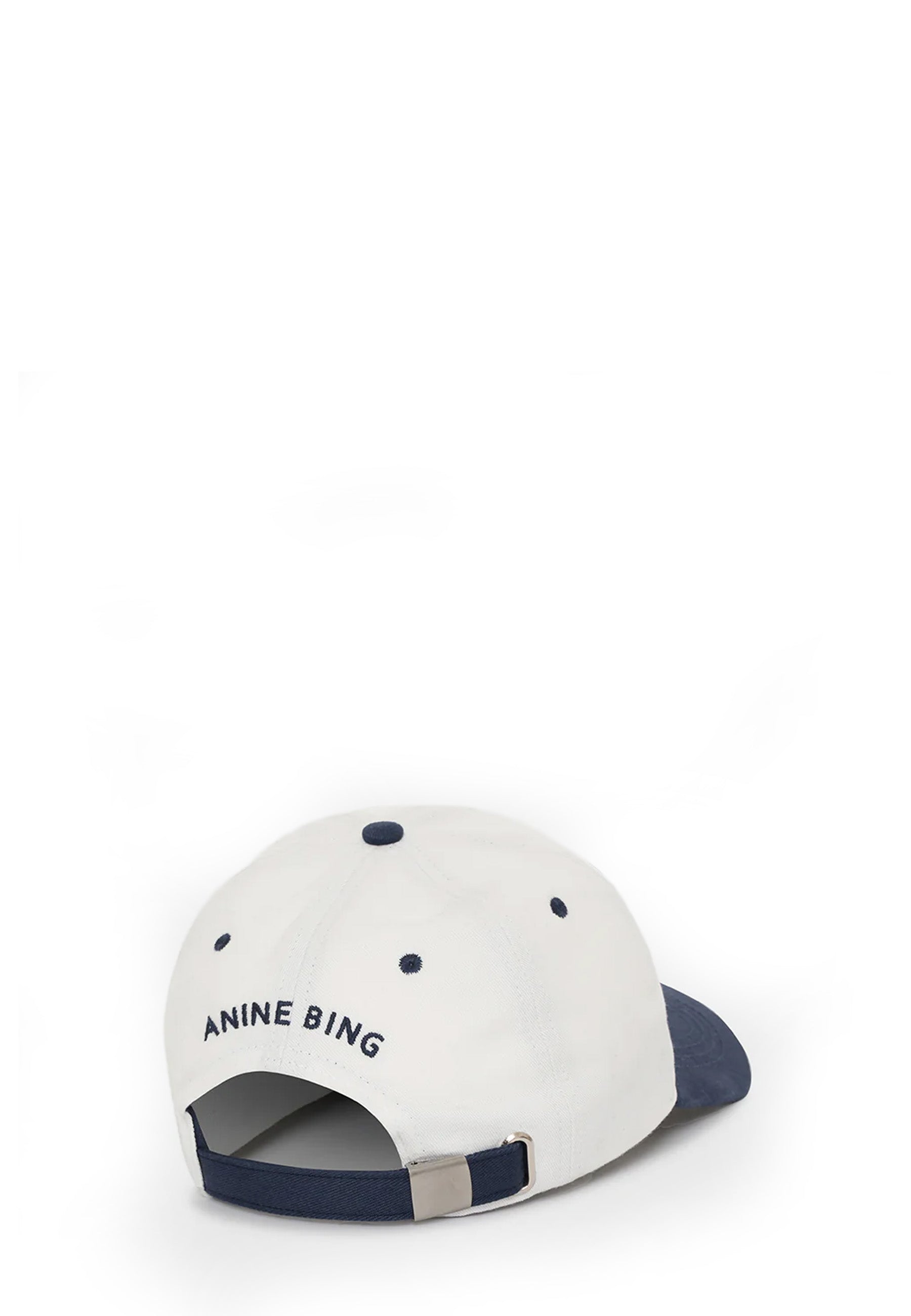 Jeremy Baseball Cap | Ivory and Navy