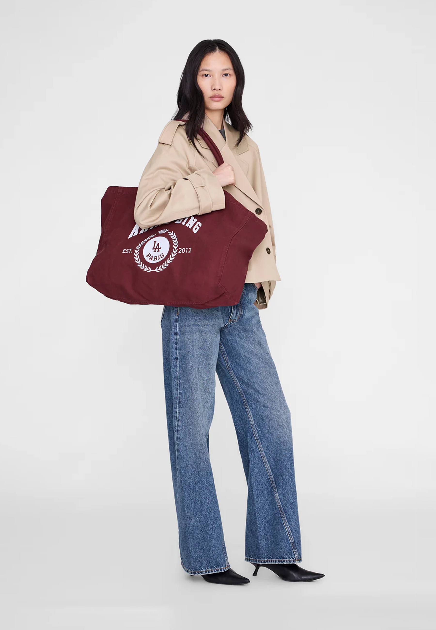 Leo Canvas Tote | Collegiate Fig