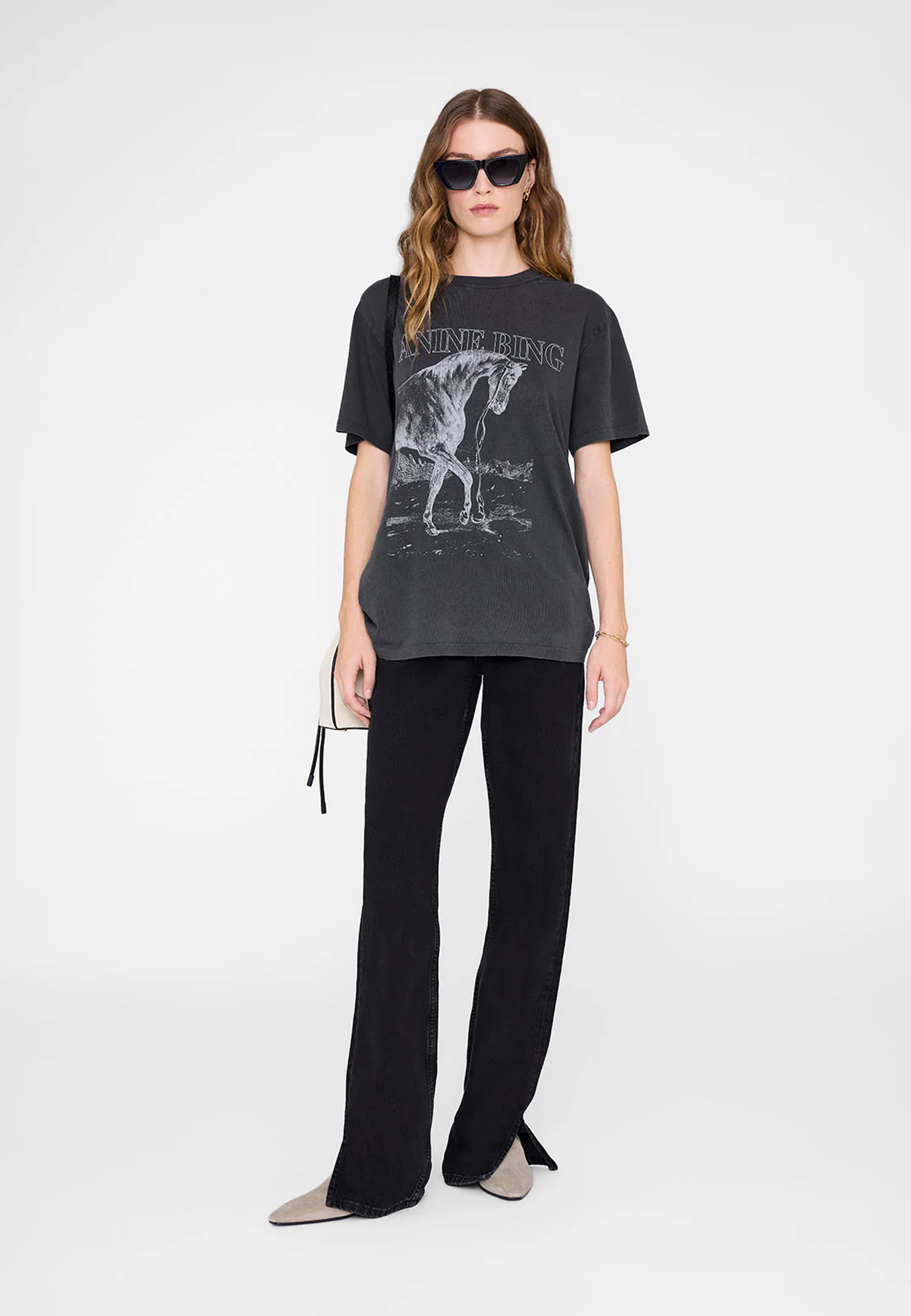 Lili T-Shirt | Horse Washed Black