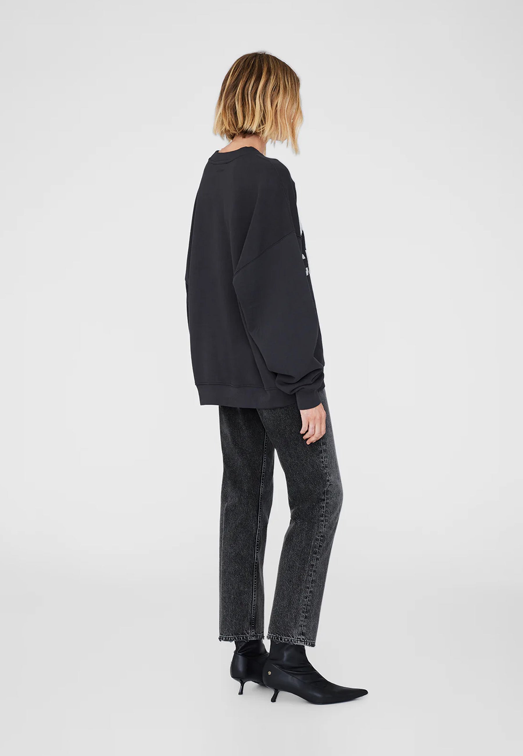 Miles Sweatshirt | Anine Bing Vintage Black