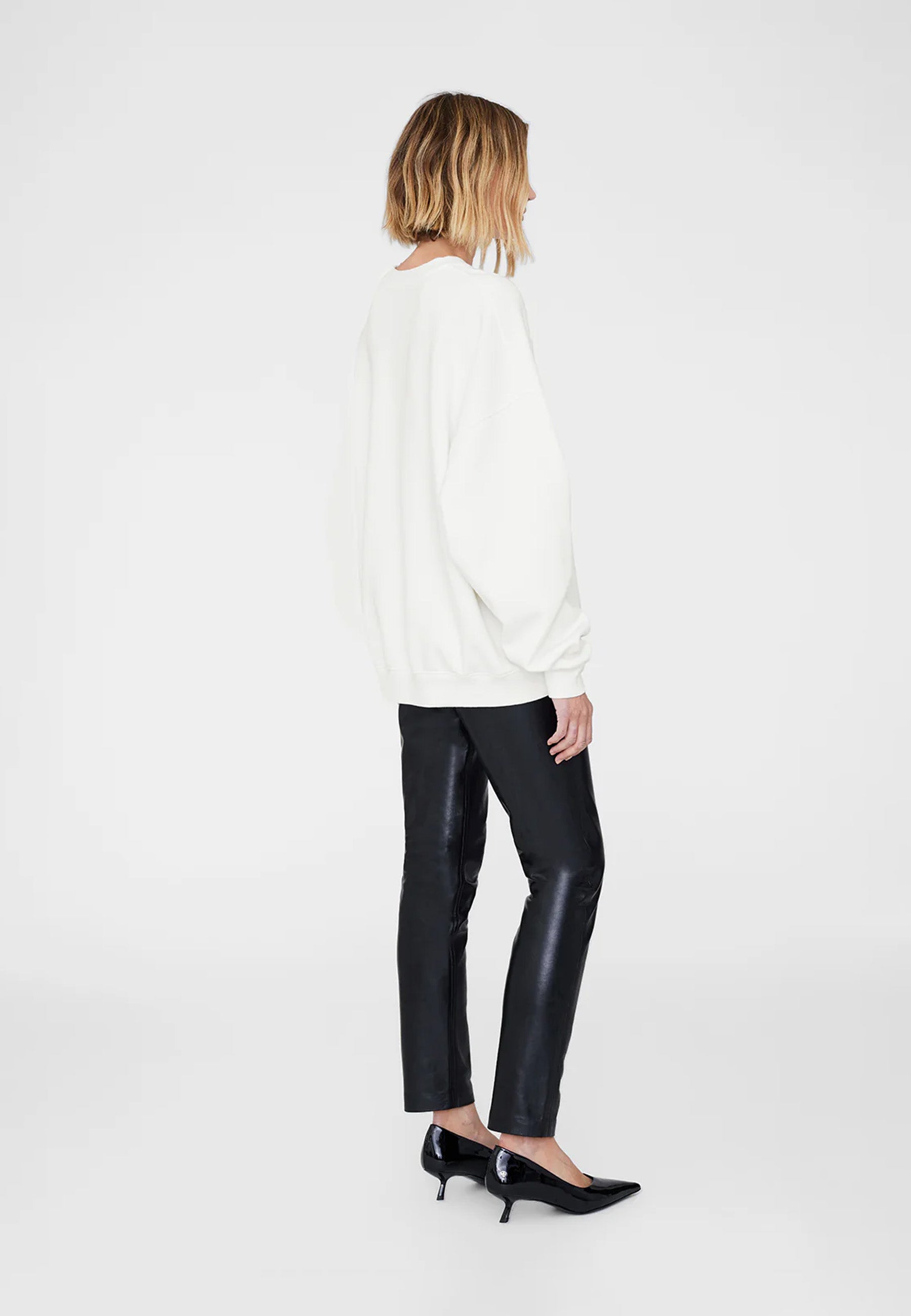 Miles Sweatshirt | Letterman Off White