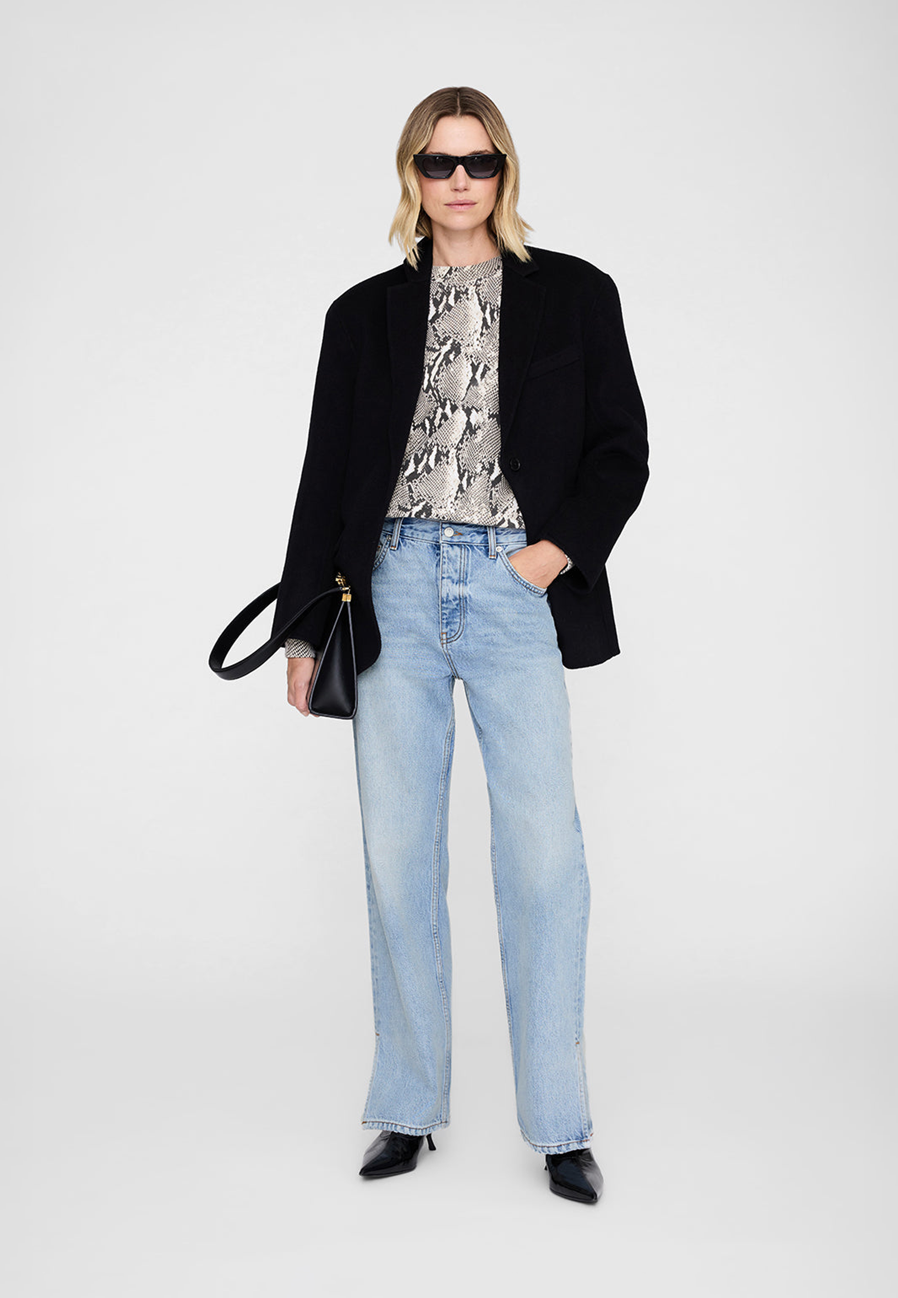 Miles Sweatshirt | Washed Python