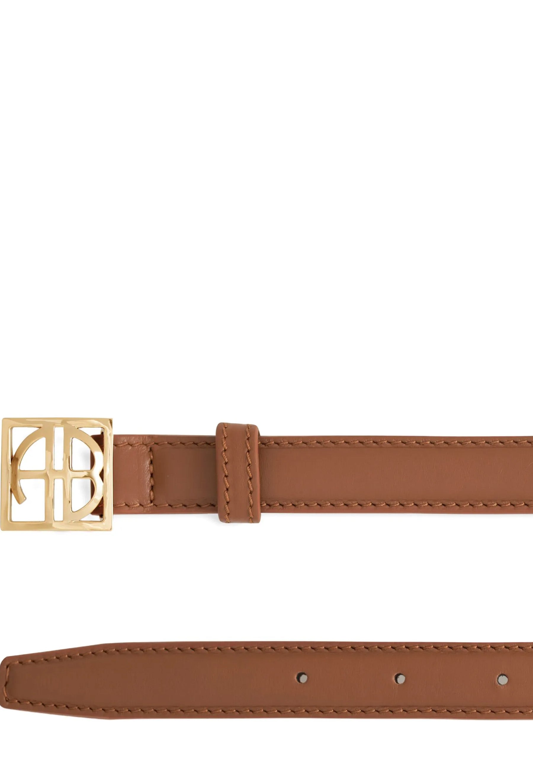 Monogram Gürtel | Cognac