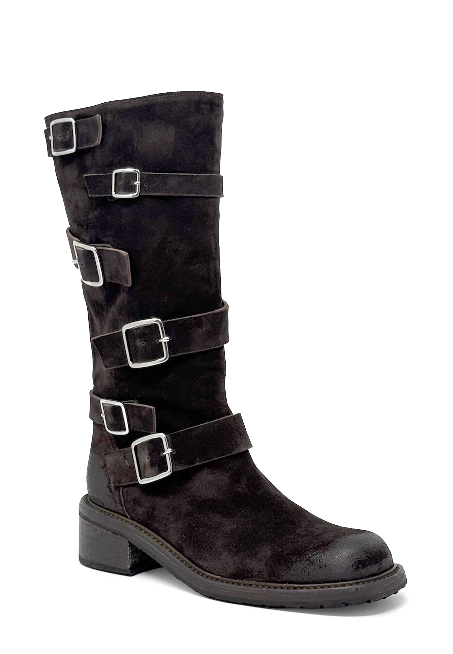 Homer Schnallen Langschaft Boot | Testa Di Moro