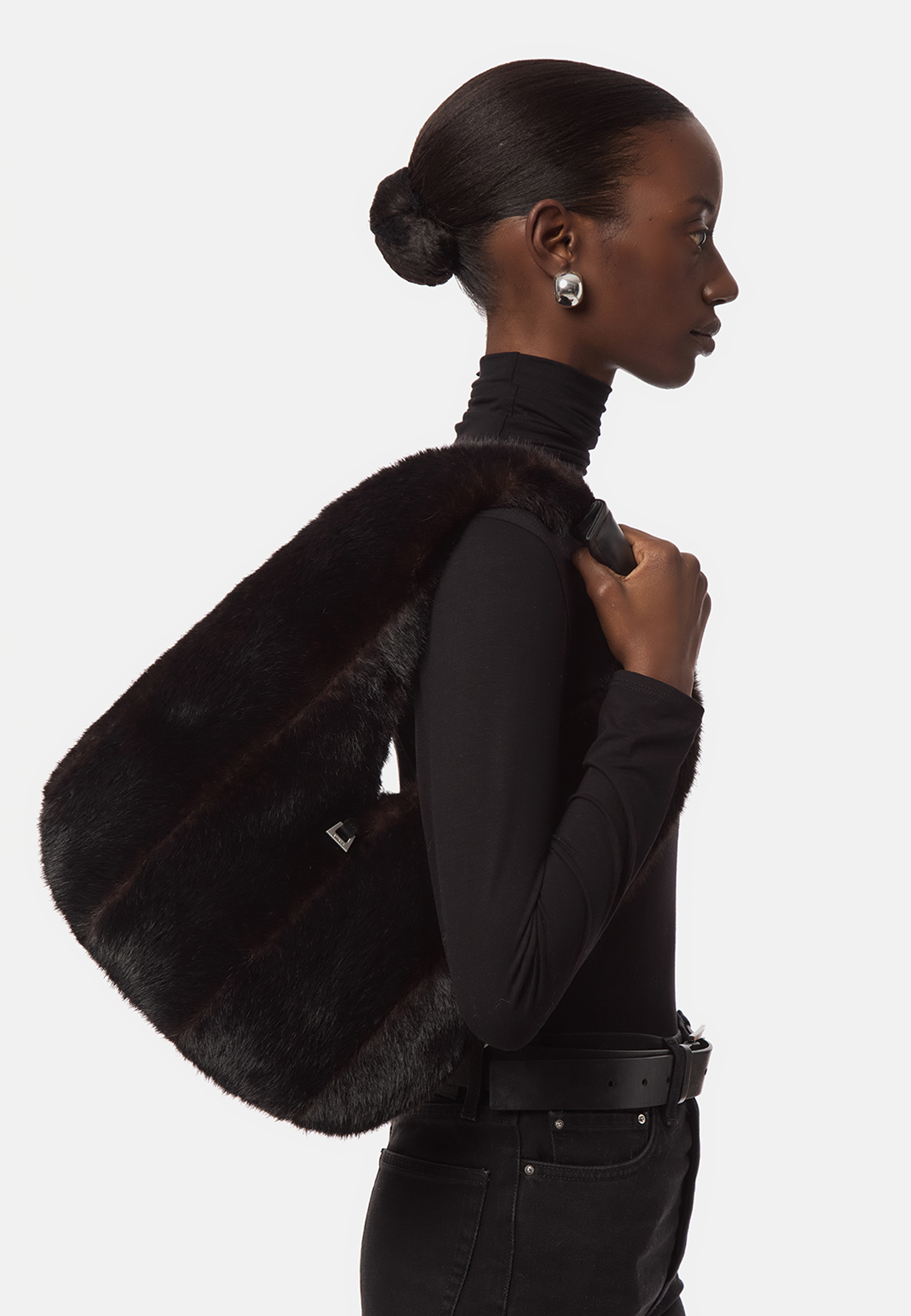 Colette Tasche | Noir Shaved Mink