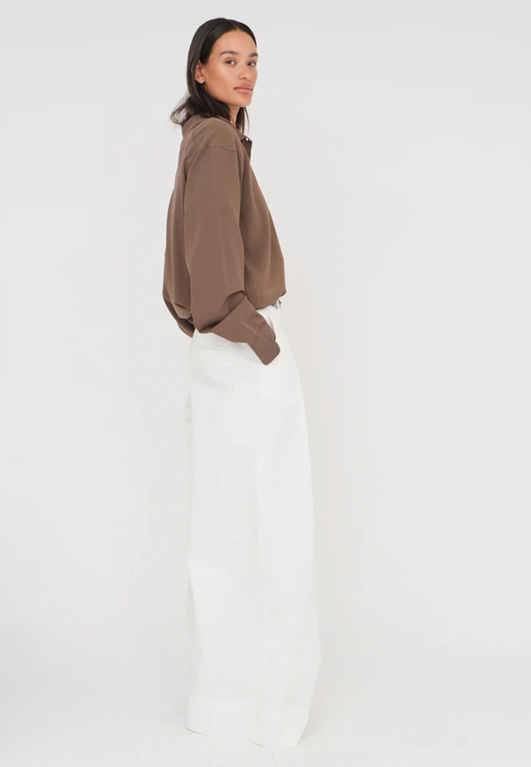 Avelino Bundfalten Hose | Cream