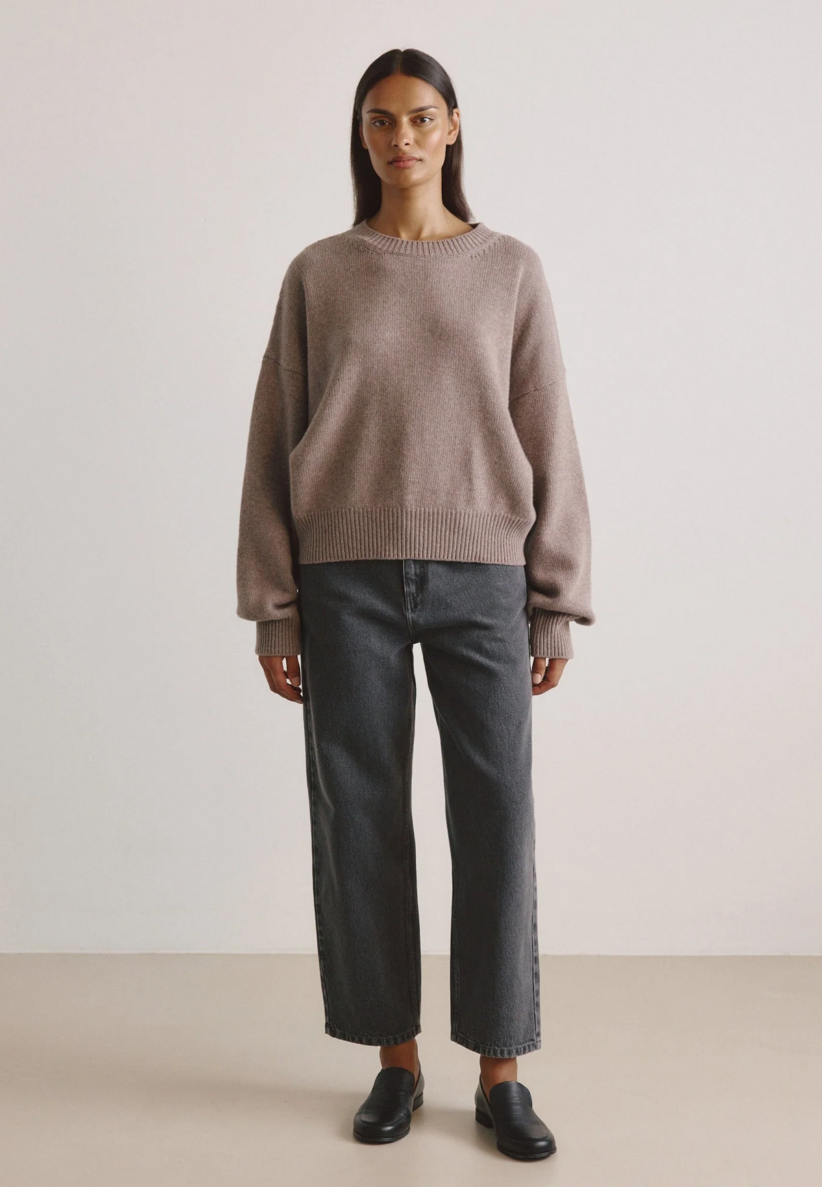 Noon Merino Pullover | Taupe