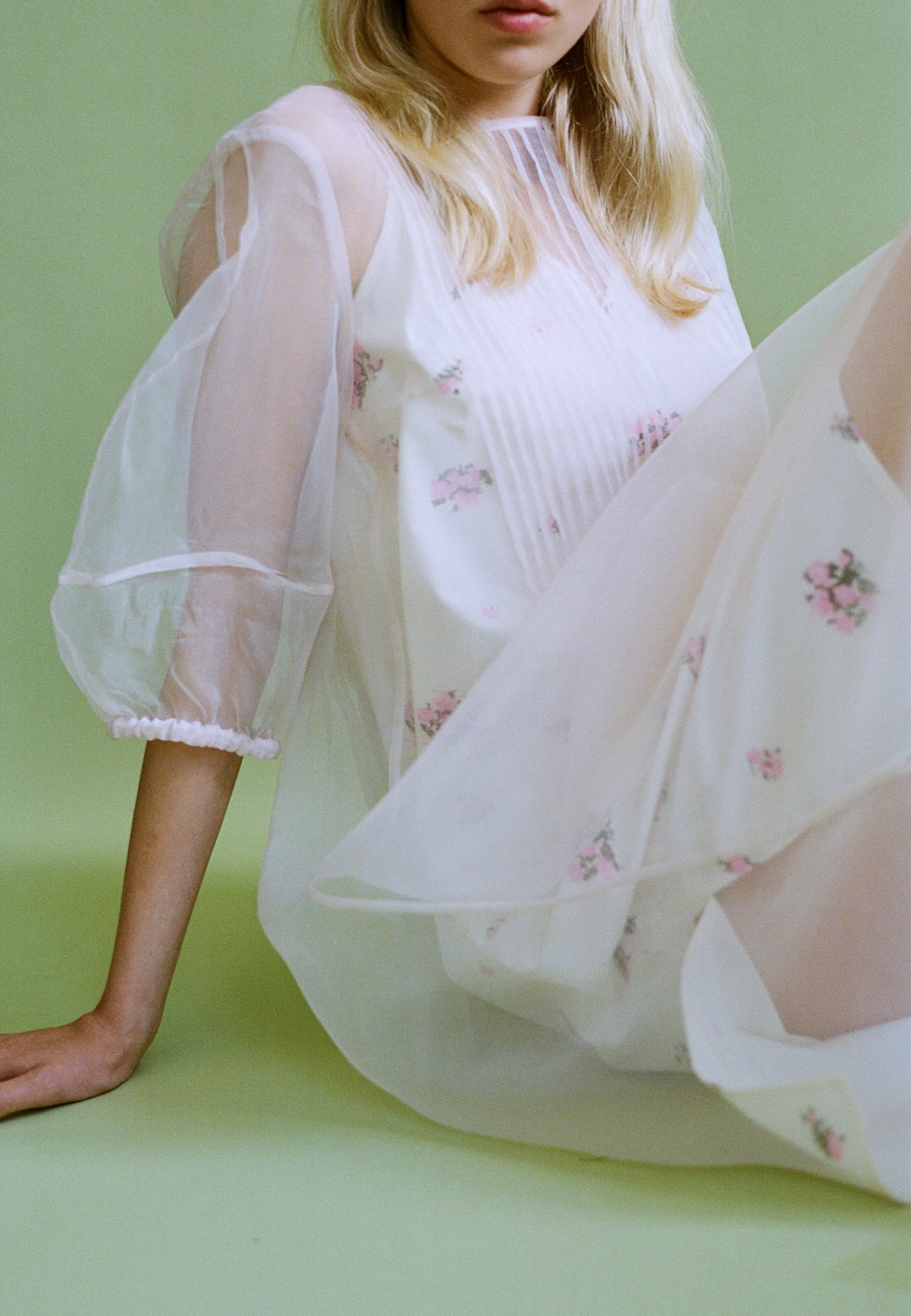 Abigaelle Midikleid | Fuchsia Pink Flow