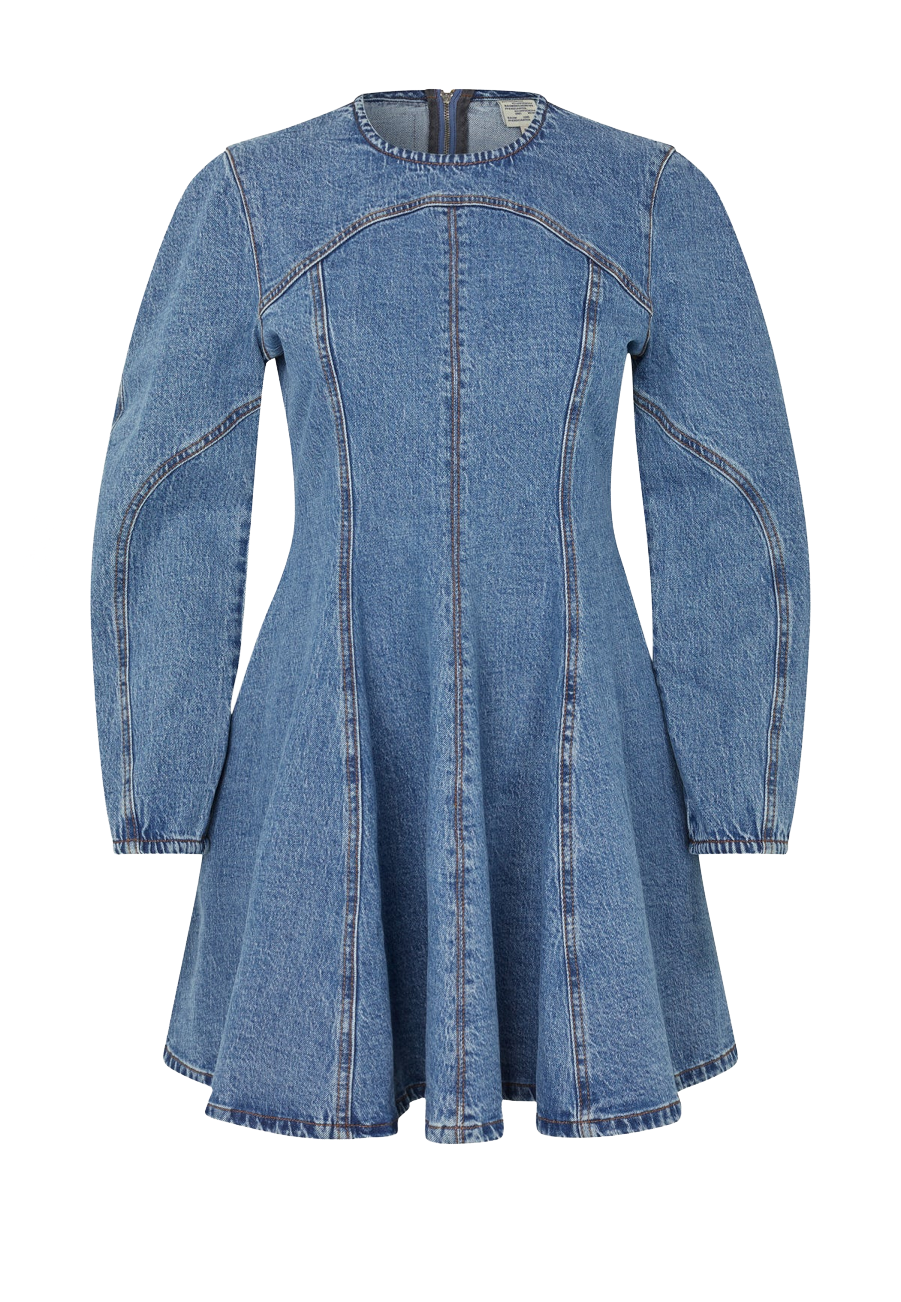 Aney Jeans Minikleid | Denim Suede Mix