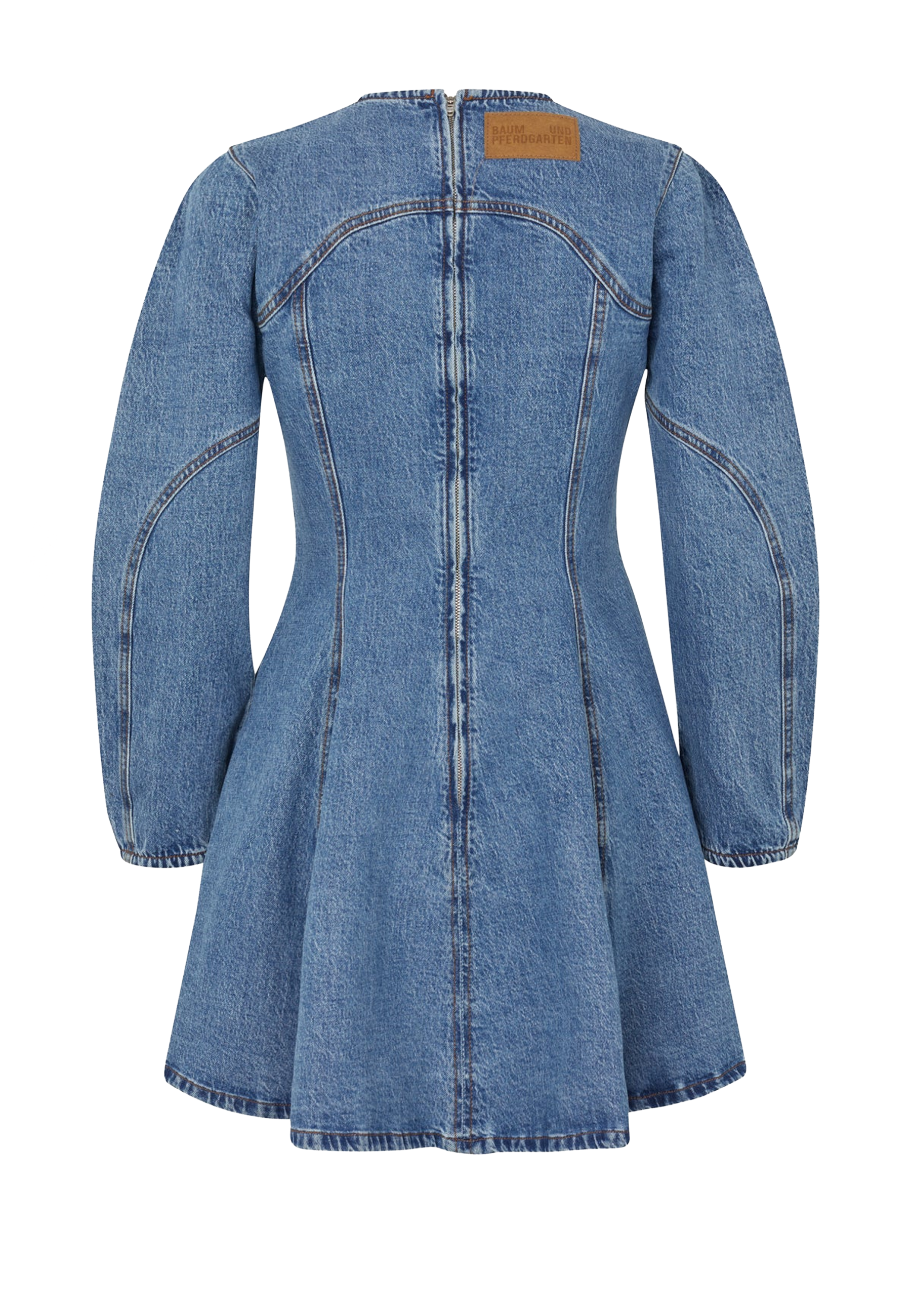 Aney Jeans Minikleid | Denim Suede Mix