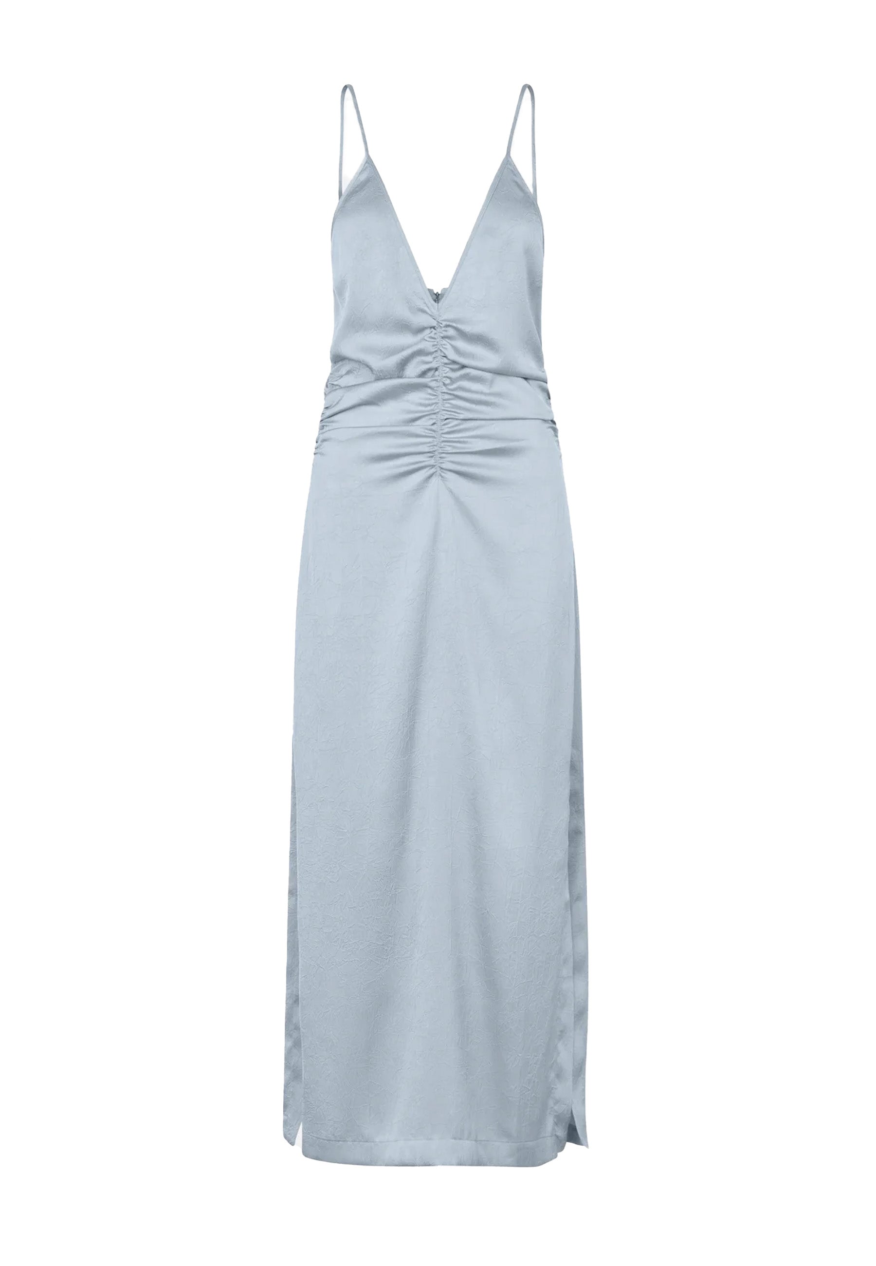 Tree and Horse Garden | Atalia Maxi Dress | Subdued Blue Tree and Horse Garden | Atalia Maxi Dress | Subdued Blue
